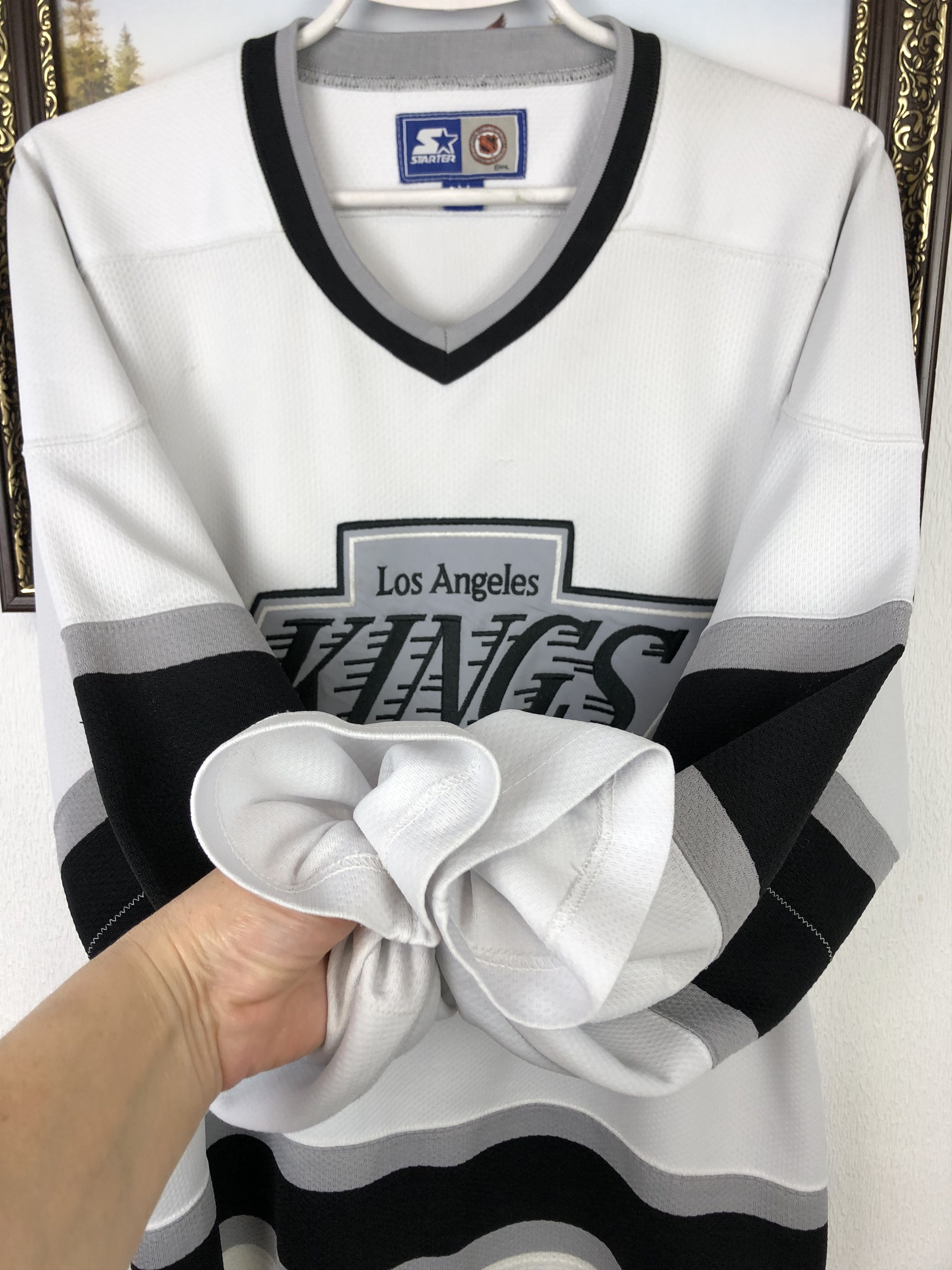 Starter Vintage Los Angeles Kings NHL Hockey Jersey Starter Tee Size US M / EU 48-50 / 2 - 7 Thumbnail