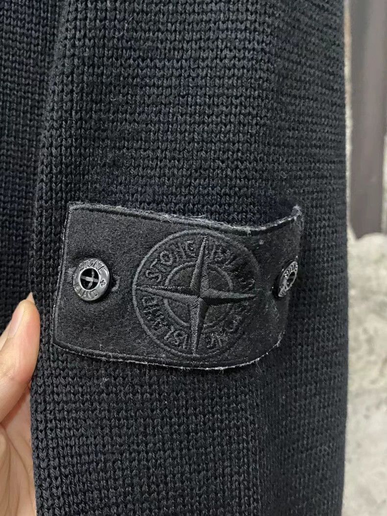 Stone Island Stone Island Wool Zip Hoodie Sweater -2506 Size US XL / EU 56 / 4 - 5 Thumbnail