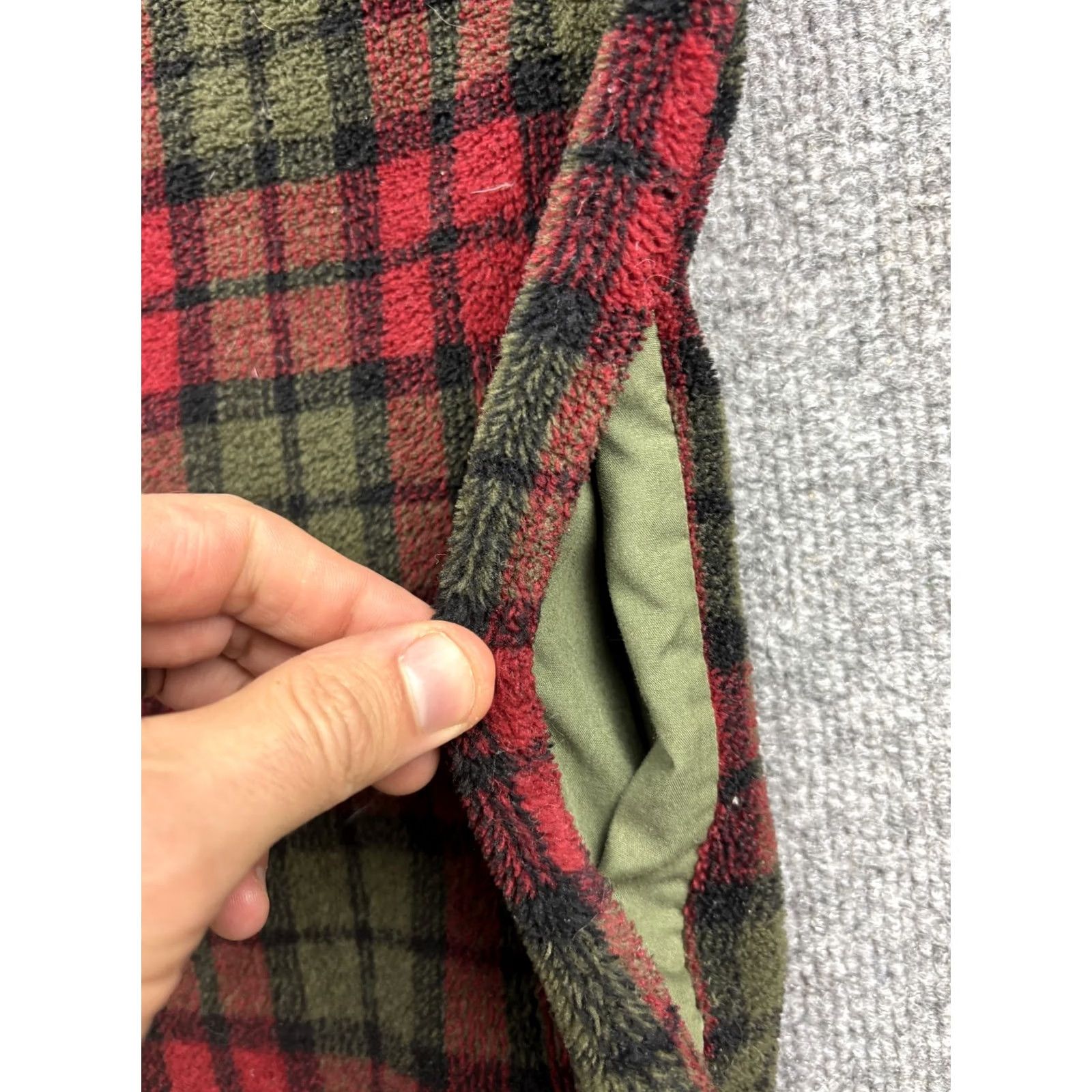 Musto Musto Snugs Polartec Pullover Mens M Red Plaid Long Sleeve Fleece Top Size US M / EU 48-50 / 2 - 7 Thumbnail
