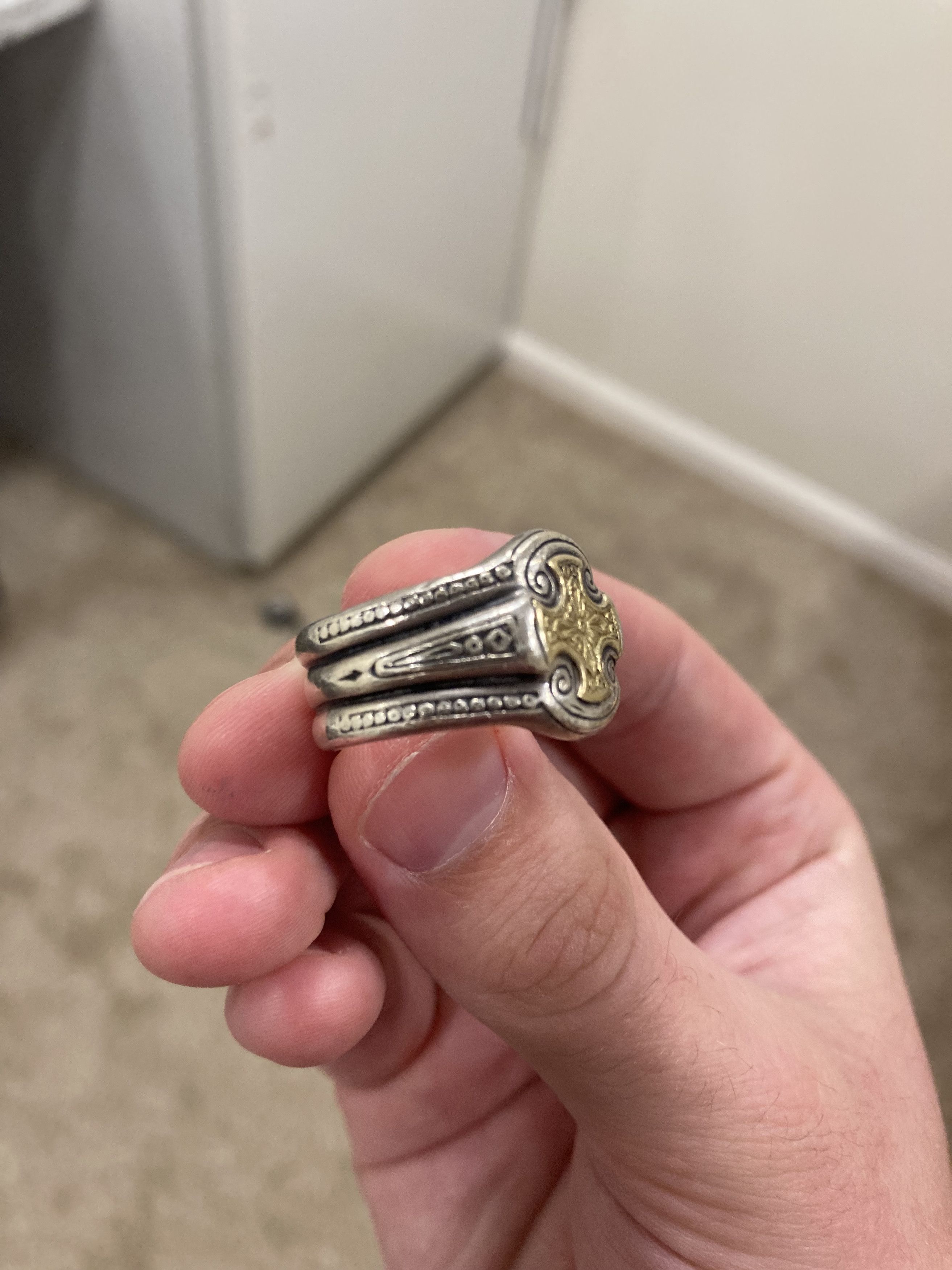 Other Konstantino Starvos Size 10, 18K Gold & Sterling Silver Ring Size ONE SIZE - 5 Thumbnail
