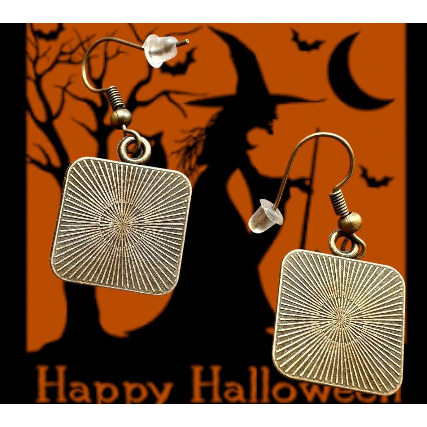 Handmade Macbeth Three Witches Earrings Halloween Supernatural Power Size ONE SIZE - 12 Thumbnail