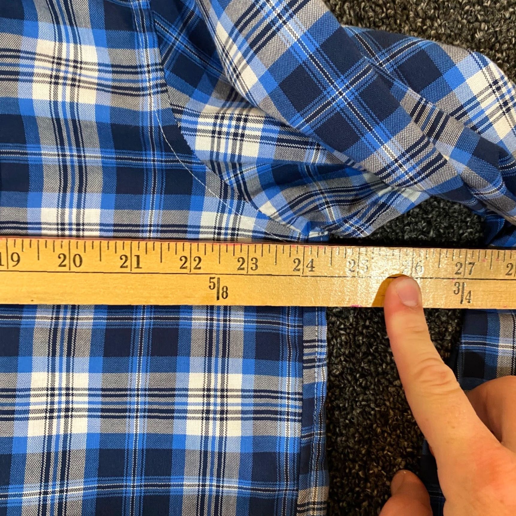 Vintage LL Bean Shirt Mens Large Blue Plaid Button Down Traditional Fit Outdoor Long Size US L / EU 52-54 / 3 - 7 Thumbnail