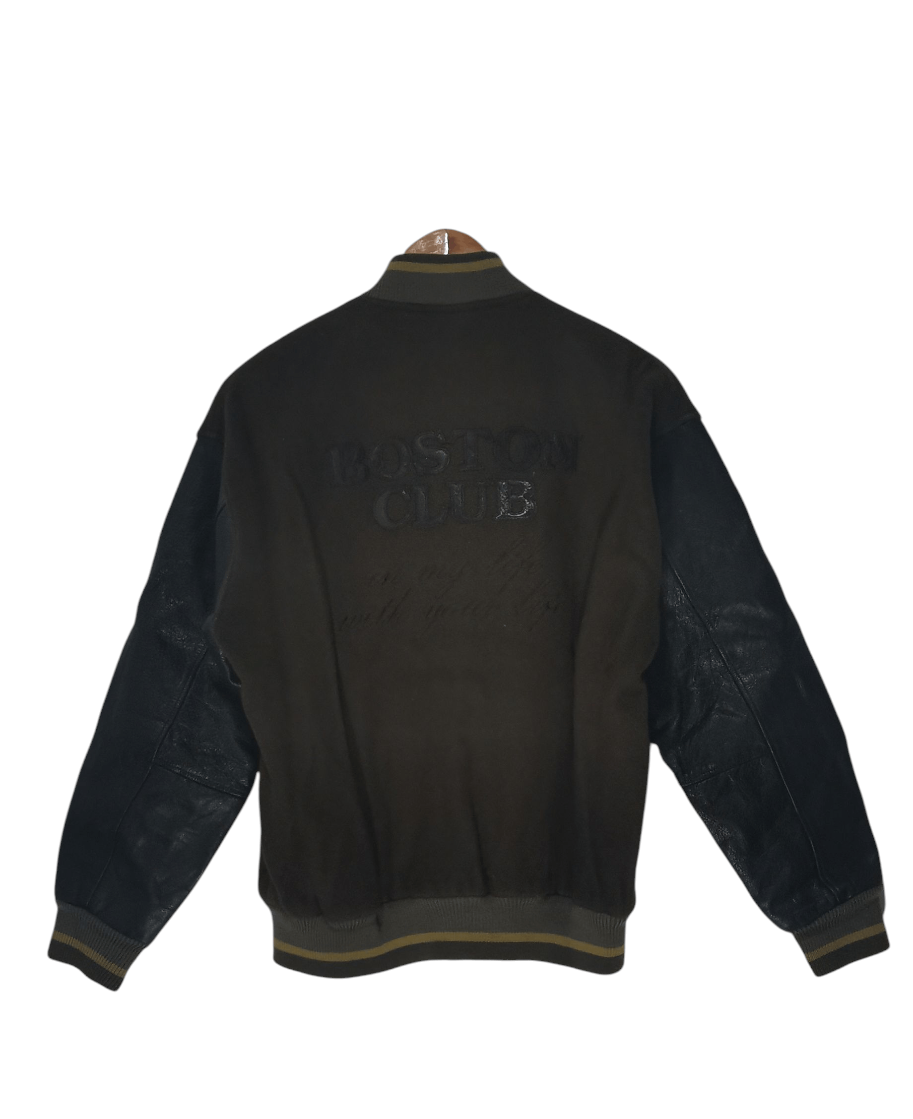Japanese Brand Vintage Mitsumine Boston Club Varsity Jacket-Green/Black M Size US M / EU 48-50 / 2 - 2 Thumbnail