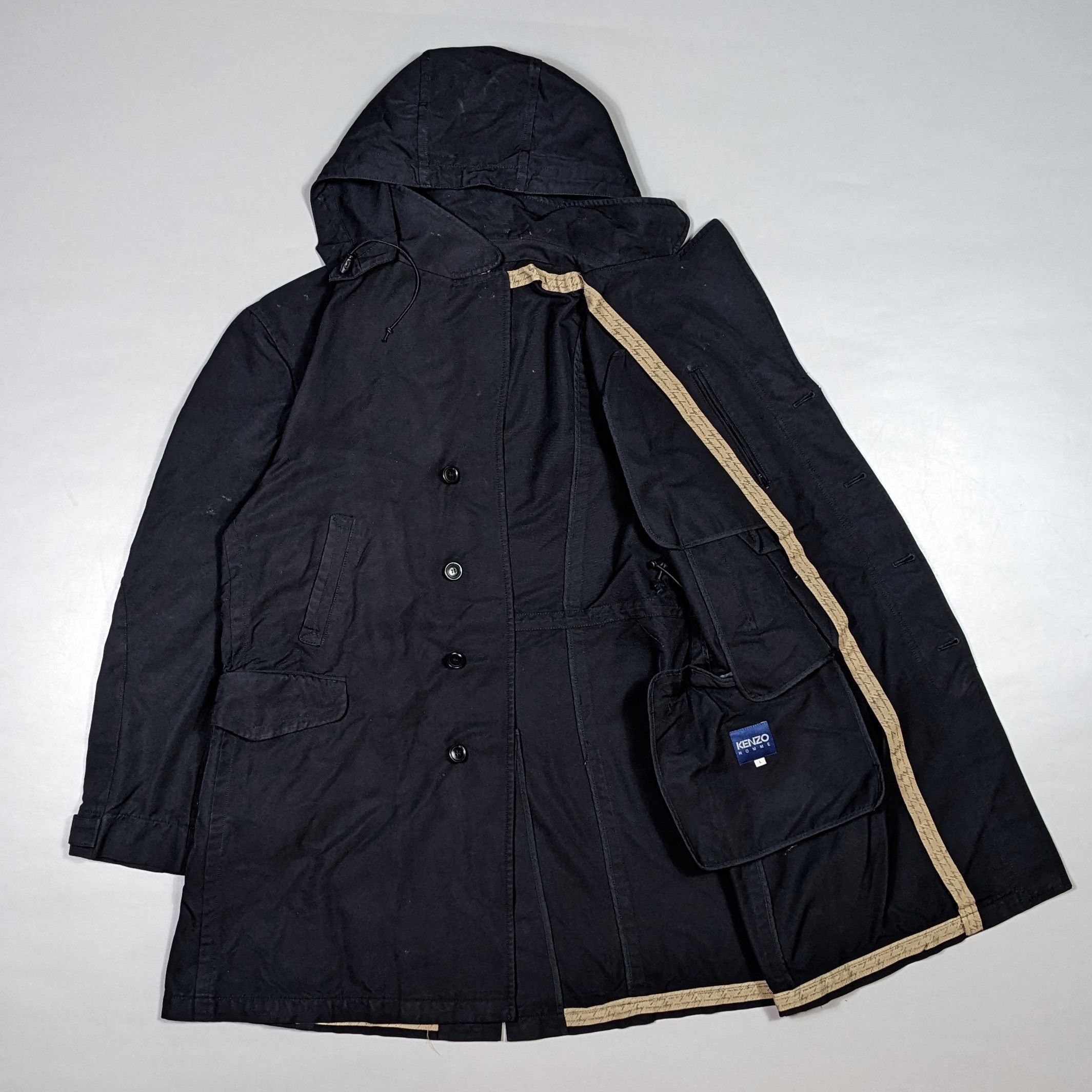 Kenzo Kenzo Home Trench Coat Hooded Size US L / EU 52-54 / 3 - 2 Thumbnail
