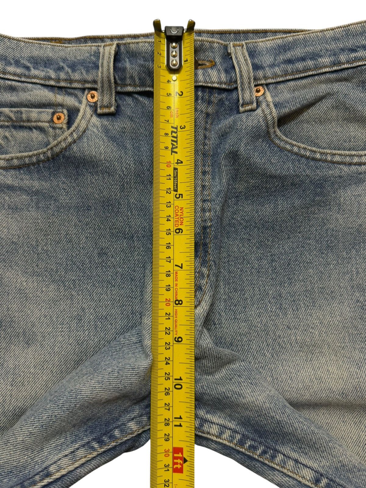 Levi's Vintage 90s Levis 510 Blue Faded Mud Wash Distressed Jeans Size US 28 / EU 44 - 11 Thumbnail