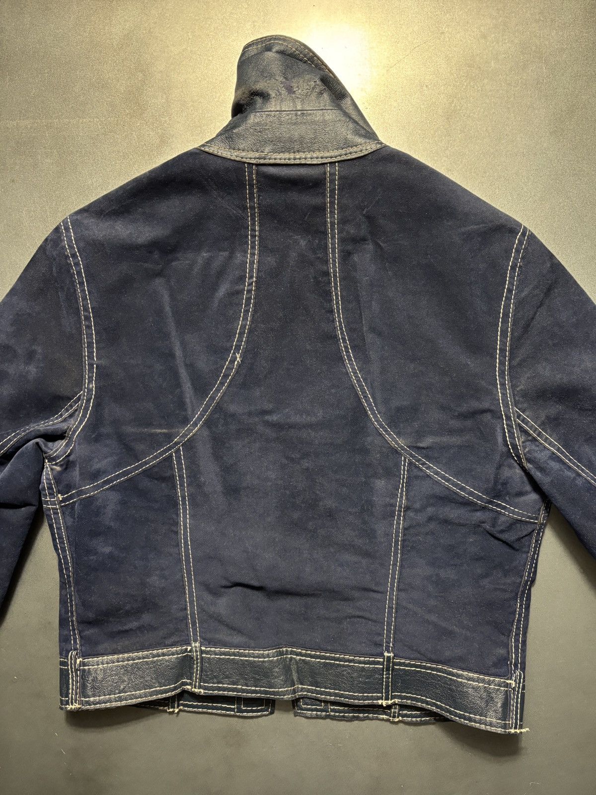 Vintage True Vintage Ricky Jacket Reversible Crop Two Tone Trucker Size US XS / EU 42 / 0 - 5 Thumbnail
