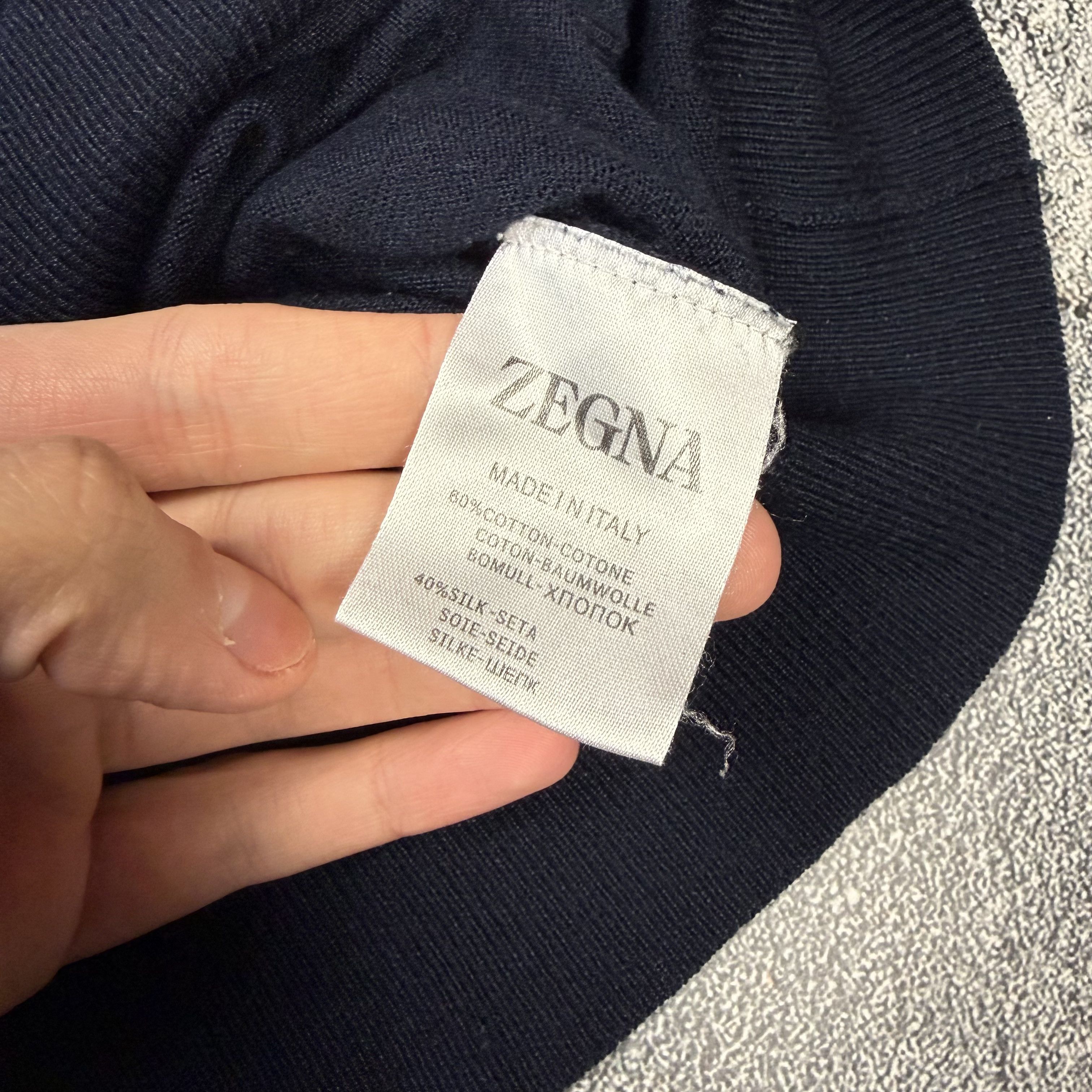 Z Zegna Z Zegna Silk Blue T-shirt Size Size 54 Size US L / EU 52-54 / 3 - 4 Thumbnail