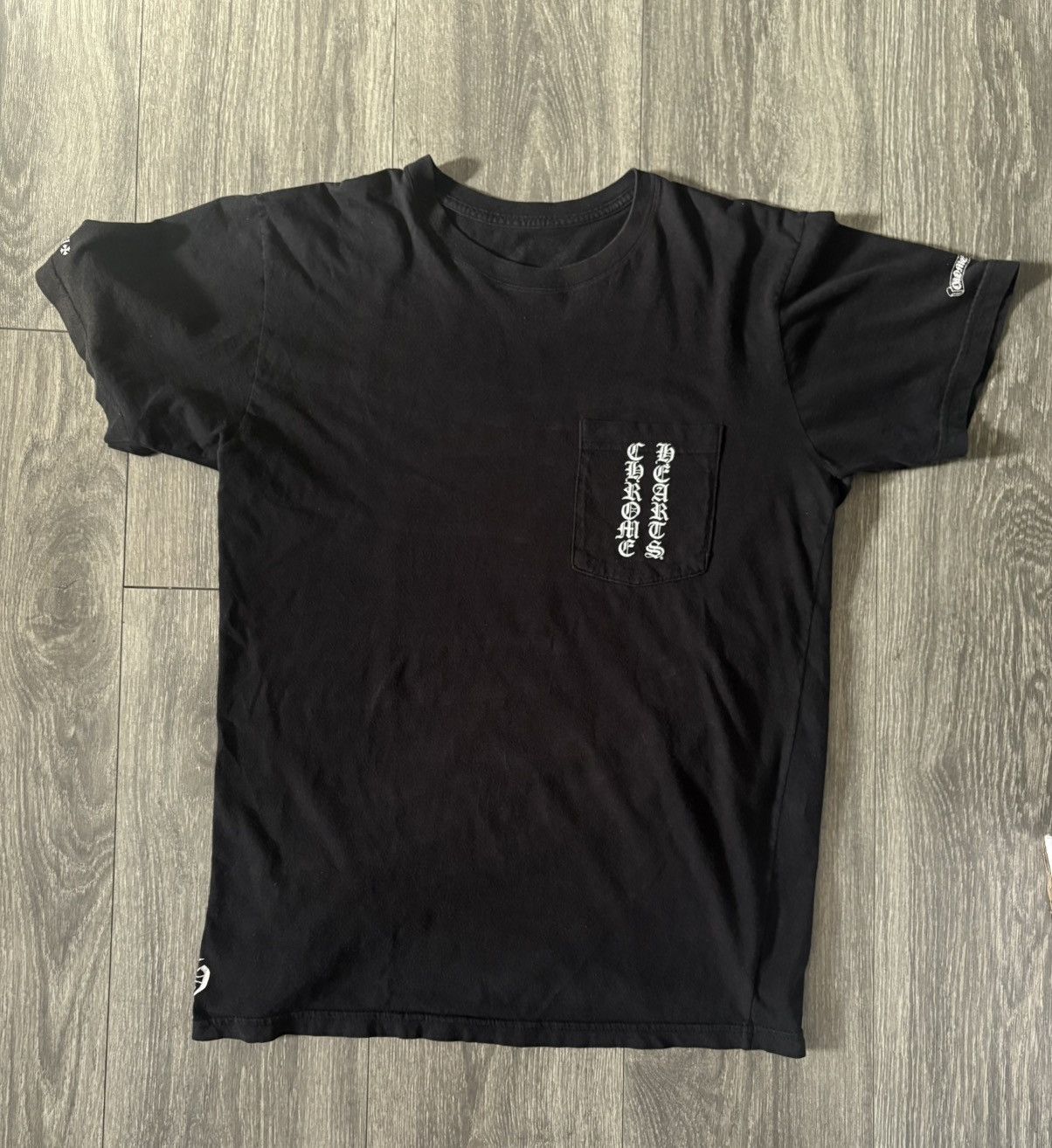 Chrome Hearts Chrome hearts vertical logo T-shirt Size US M / EU 48-50 / 2 - 1 Thumbnail