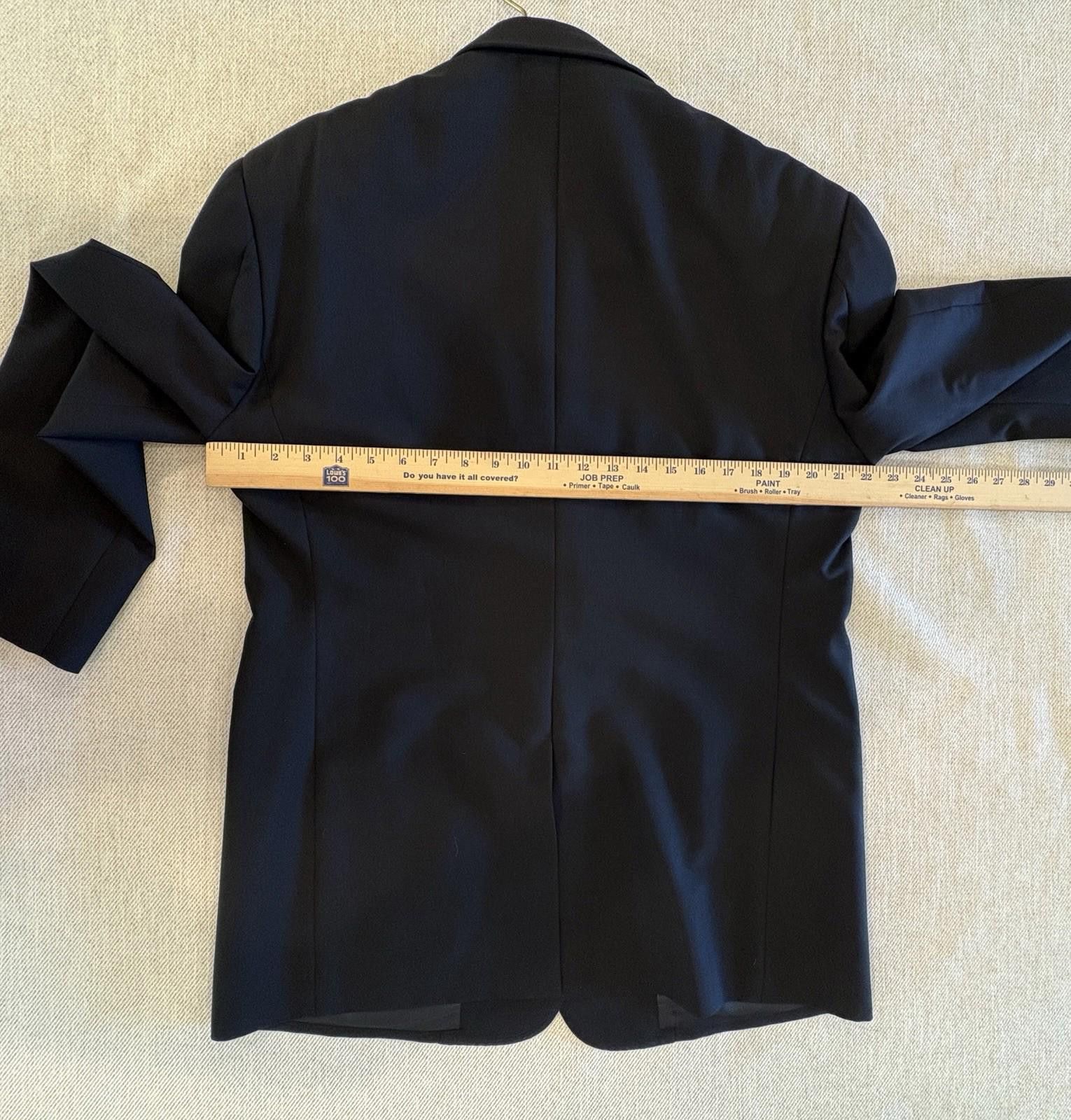 Brooks Brothers Brooks Brothers BrooksCool Black Noir Blazer Jacket 43R Size 44R - 5 Thumbnail