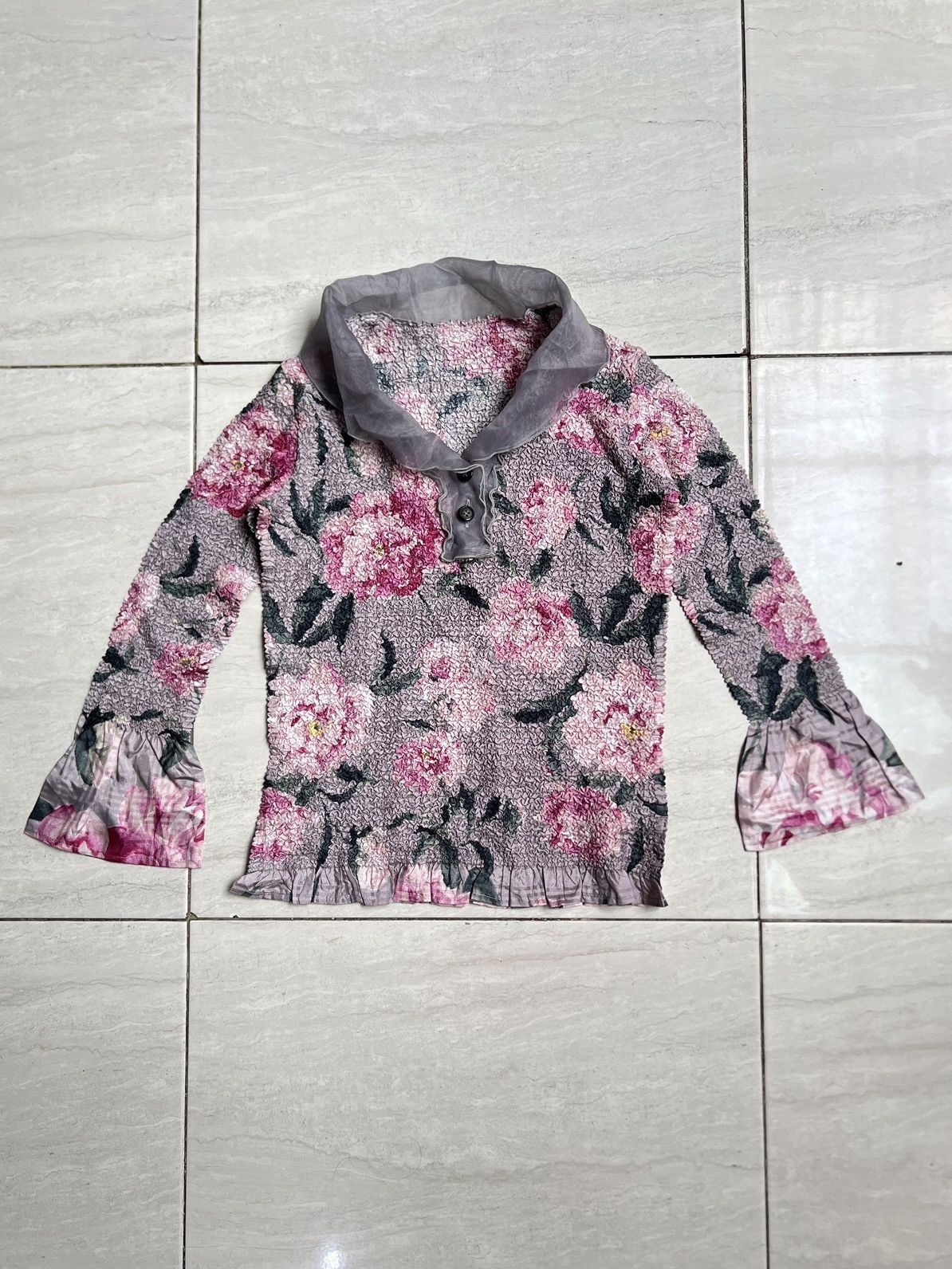 Other YUKIKO HANAI Wrinkle Pleats Tops Size S / US 4 / IT 40 - 5 Thumbnail