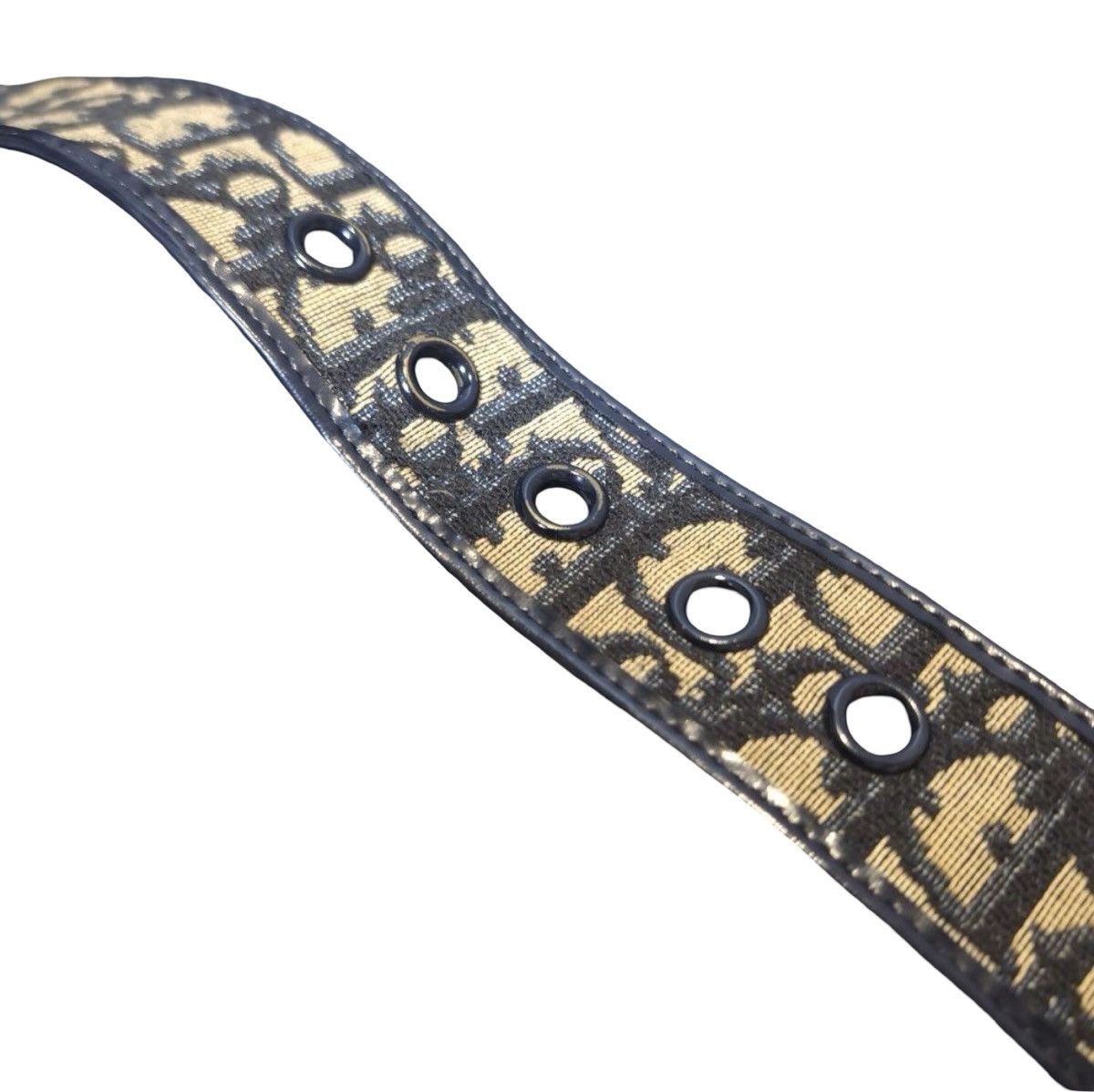 Dior Christian Dior Wide Trotter Monogram Canvas Leather Belt 📏65 Size ONE SIZE - 10 Thumbnail