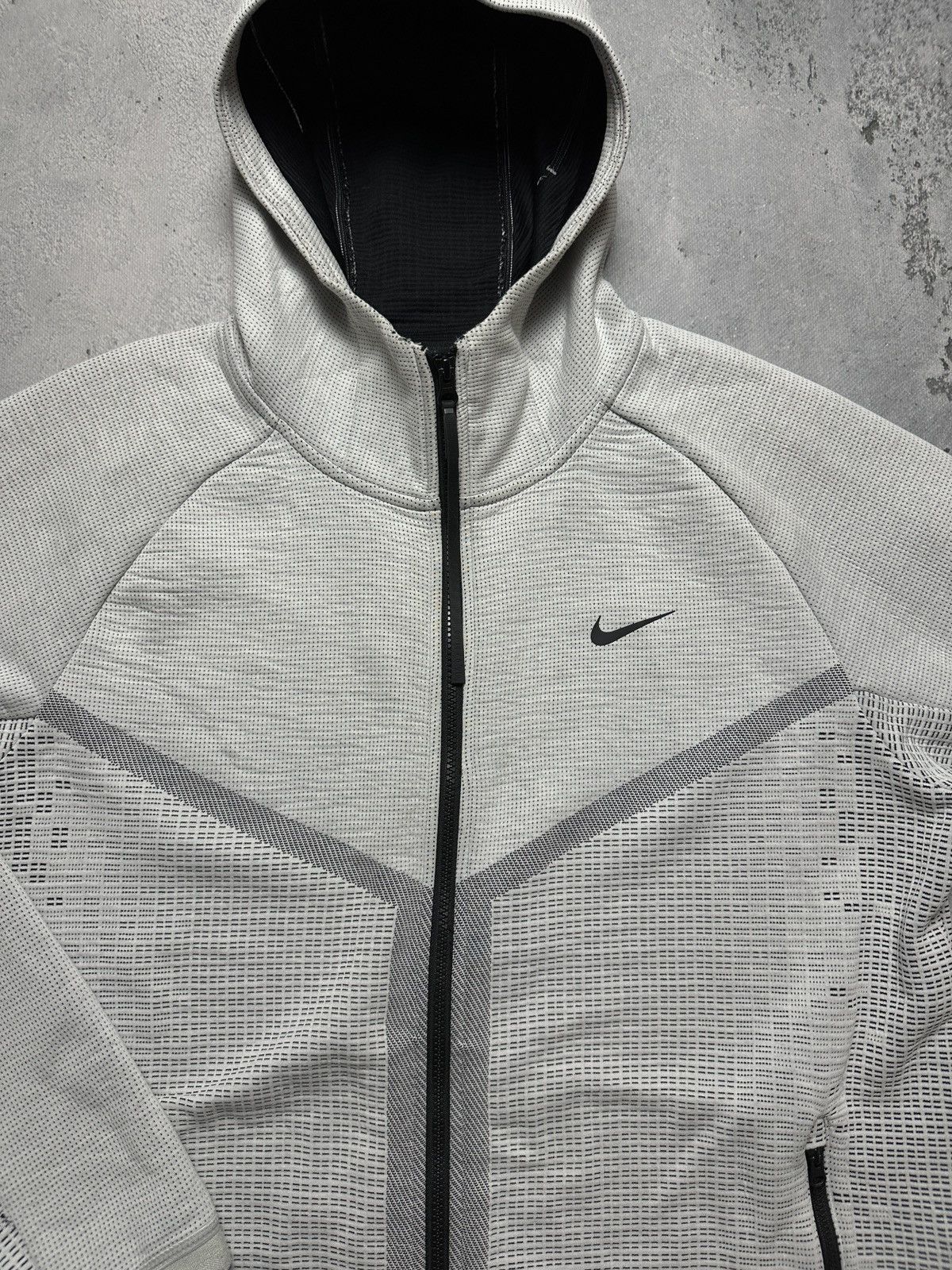 Nike Nike Hooded Jacket Zip Up Tech Fleece Hoodie Drill y2k Ziper Size US XL / EU 56 / 4 - 6 Thumbnail
