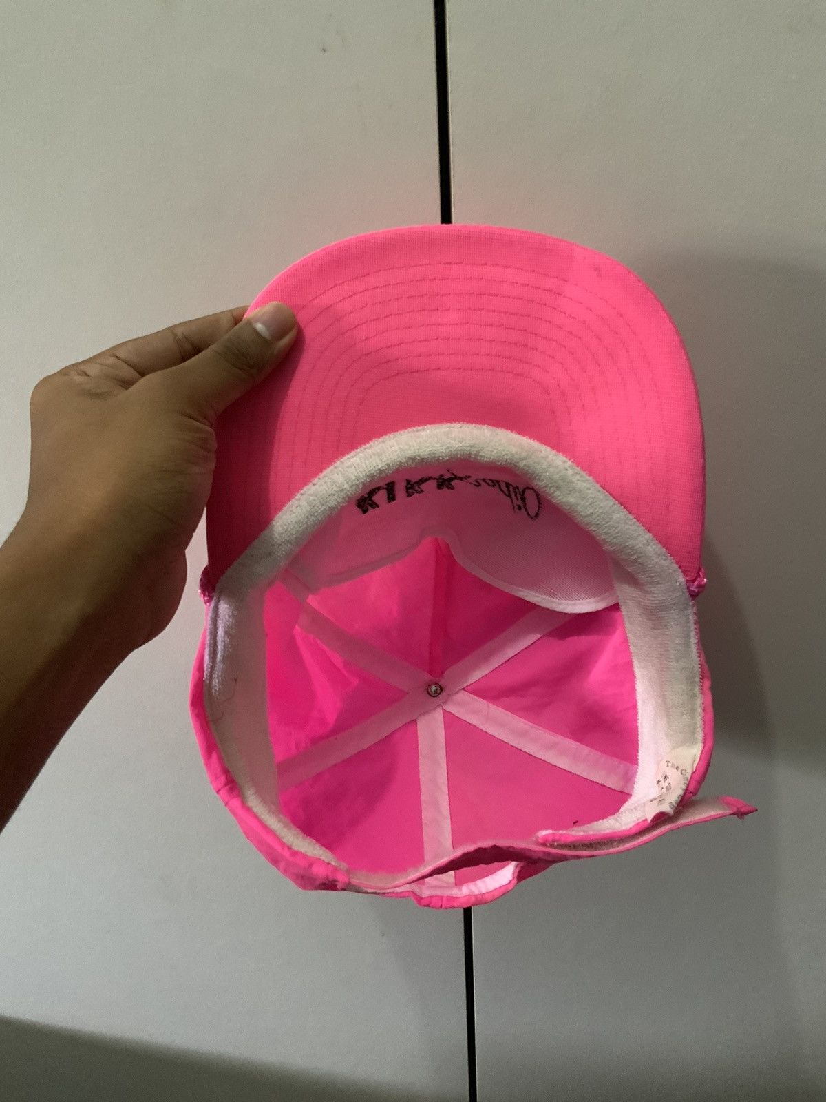 Japanese Brand Vintage KIKK Nadio Nylon Pink Hat Size ONE SIZE - 8 Thumbnail