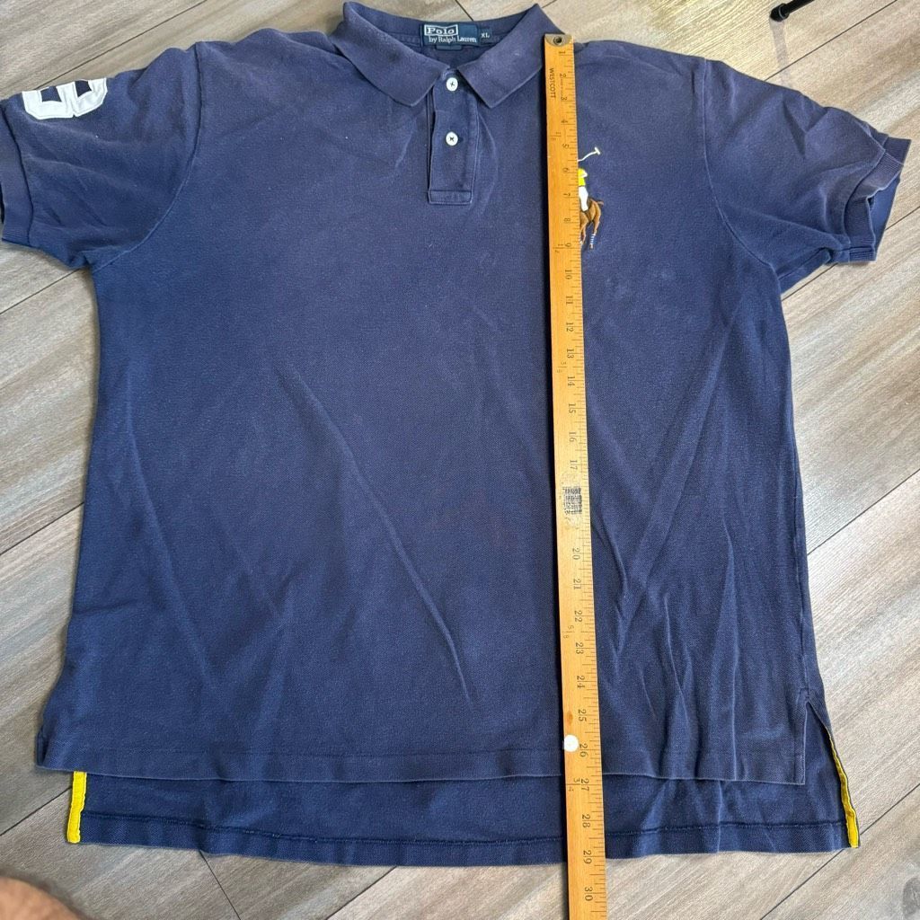 Polo Ralph Lauren Polo Ralph Lauren Big Pony Polo Navy Blue Men XL Bin O-46 Size US XL / EU 56 / 4 - 5 Thumbnail
