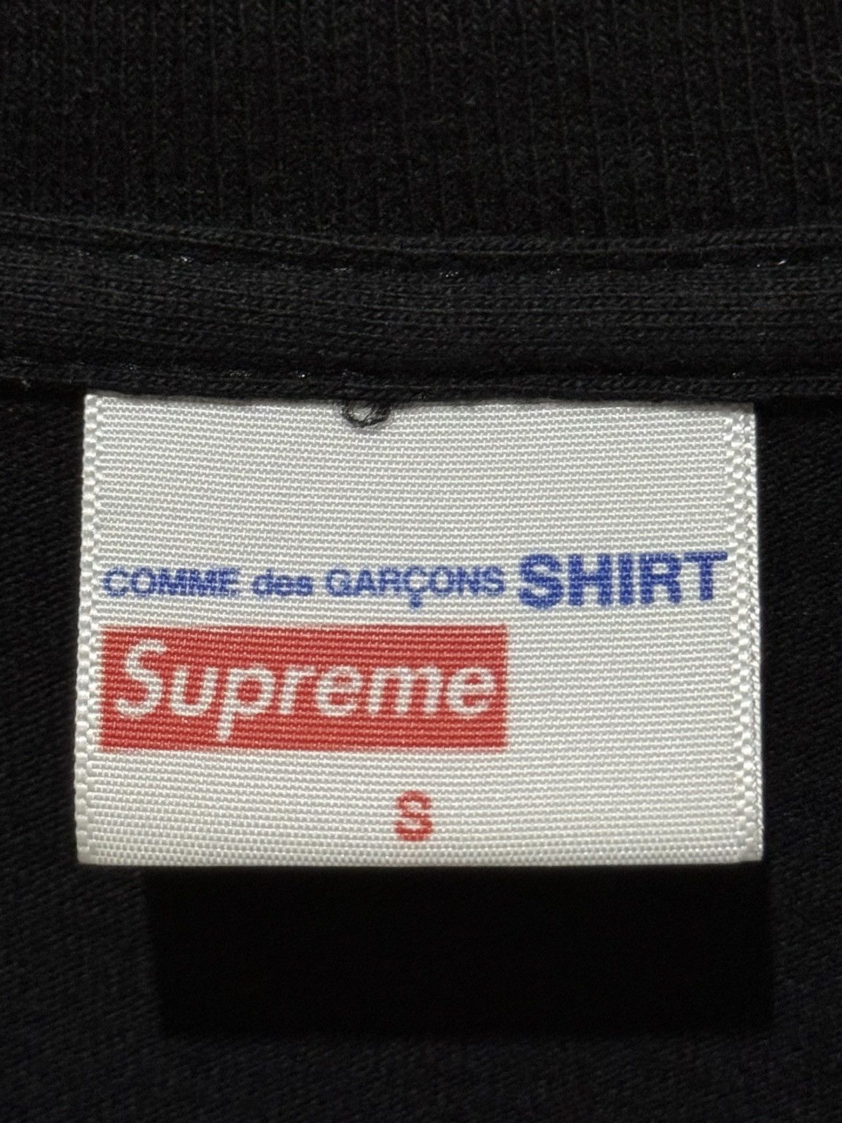 Supreme Supreme Comme Des Garcons Long Sleeve Tee Black Size US S / EU 44-46 / 1 - 3 Thumbnail