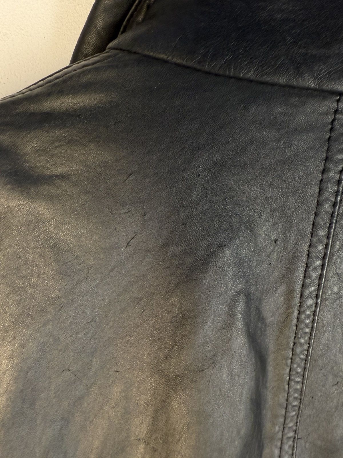 Yves Saint Laurent 90s YSL Leather Jacket Black Soft Vintage Rare Bomber Size US M / EU 48-50 / 2 - 23 Thumbnail