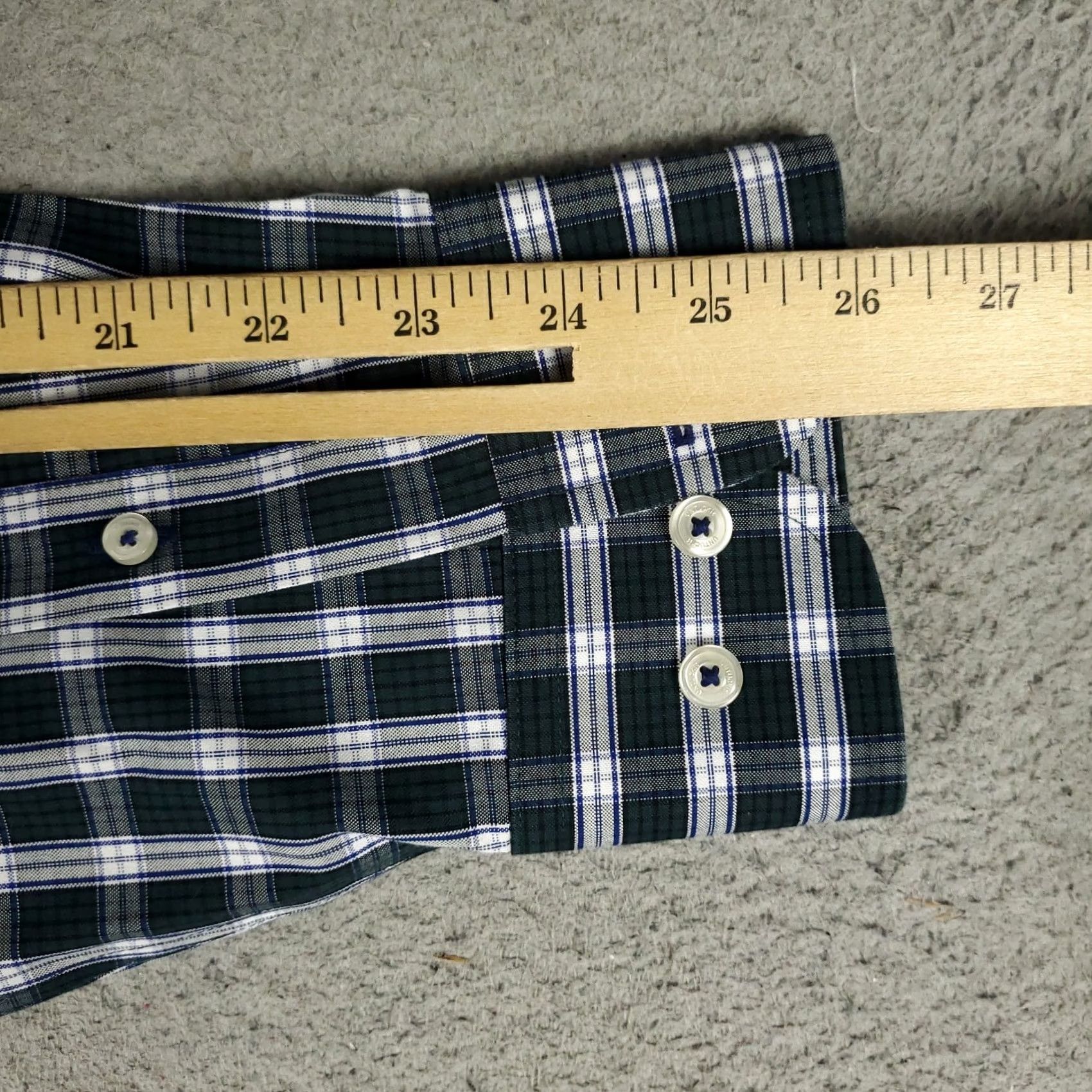 UNTUCKit UNTUCKit Shirt Mens XL Green Plaid Button-Up Long Sleeve Casual Style Size US XL / EU 56 / 4 - 7 Thumbnail