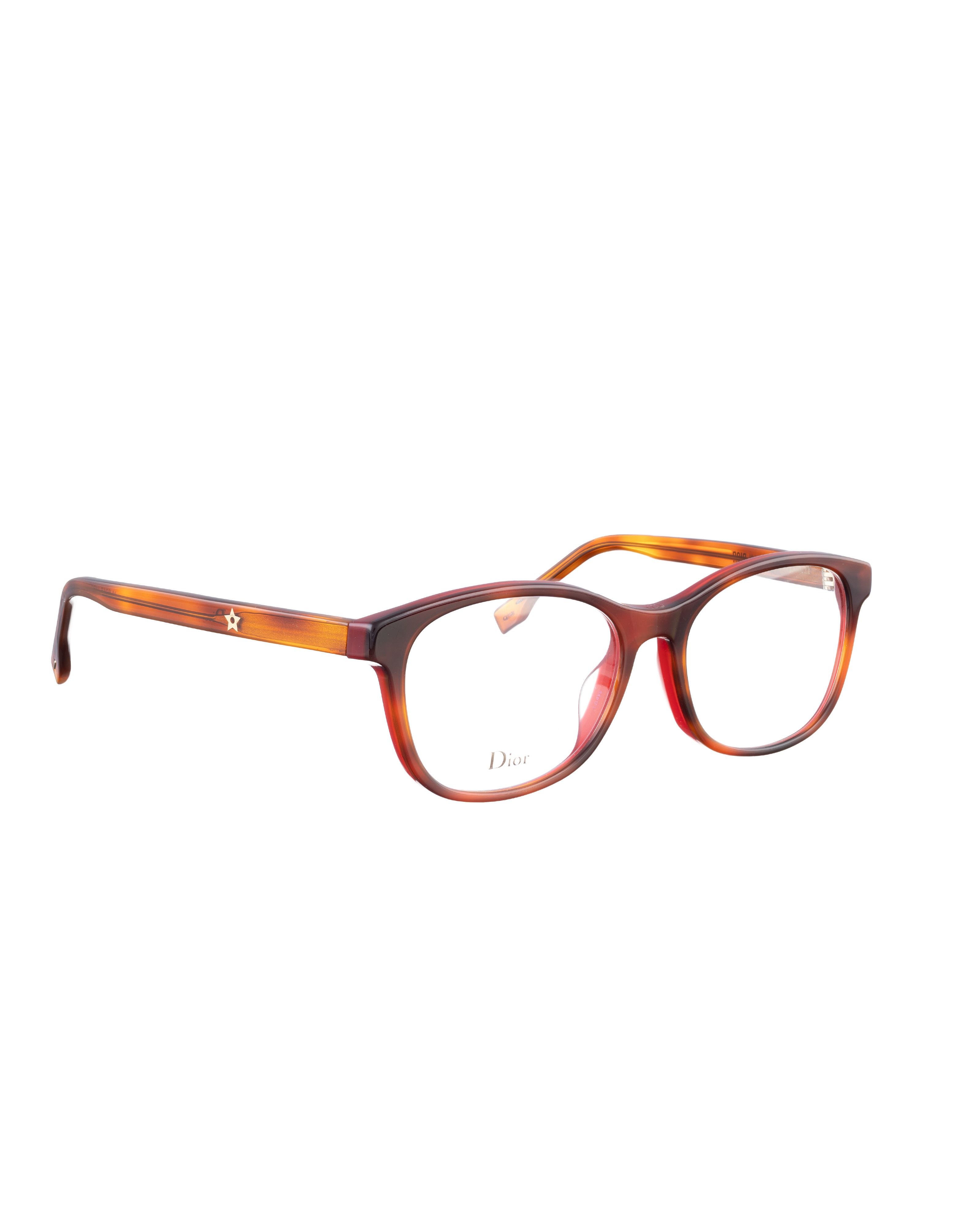 Dior Dior 00s Dark Red Nerdy Plastic Glasses Size ONE SIZE - 1 Thumbnail