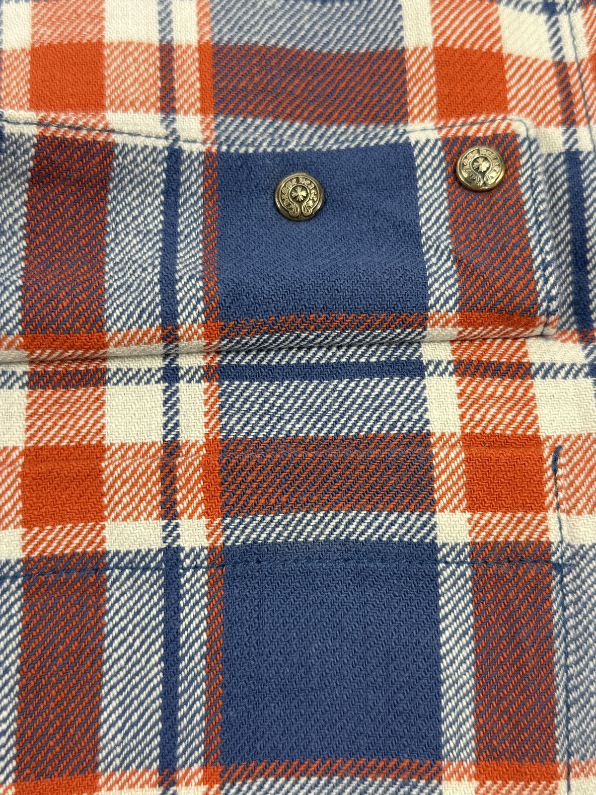 Chrome Hearts CHECKED OVERSHIRT WITH SILVER BUTTONS Size US XL / EU 56 / 4 - 8 Thumbnail
