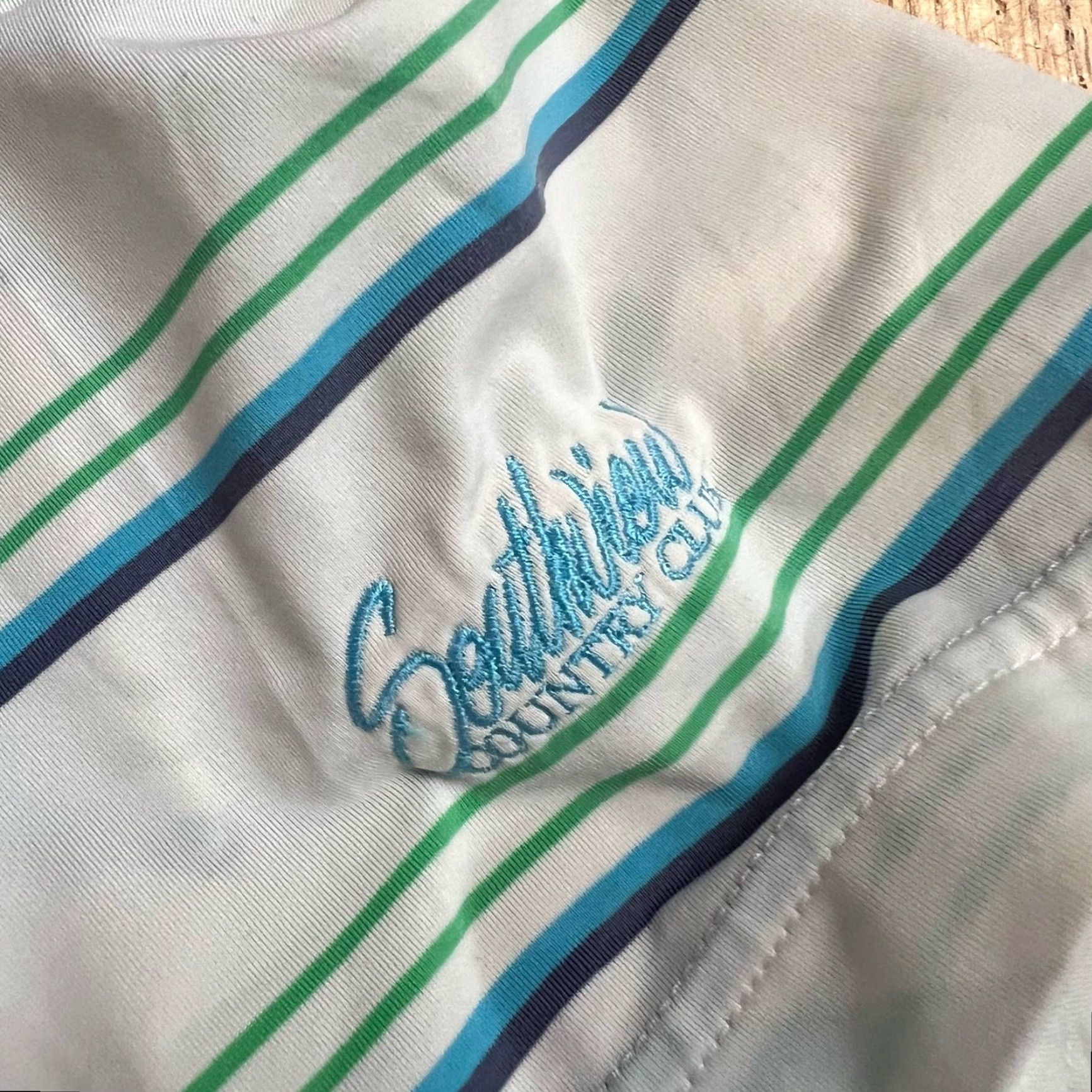 Peter Millar Peter Millar Polo Shirt Mens XL White Summer Performance Golf Stripe Size US XL / EU 56 / 4 - 2 Thumbnail