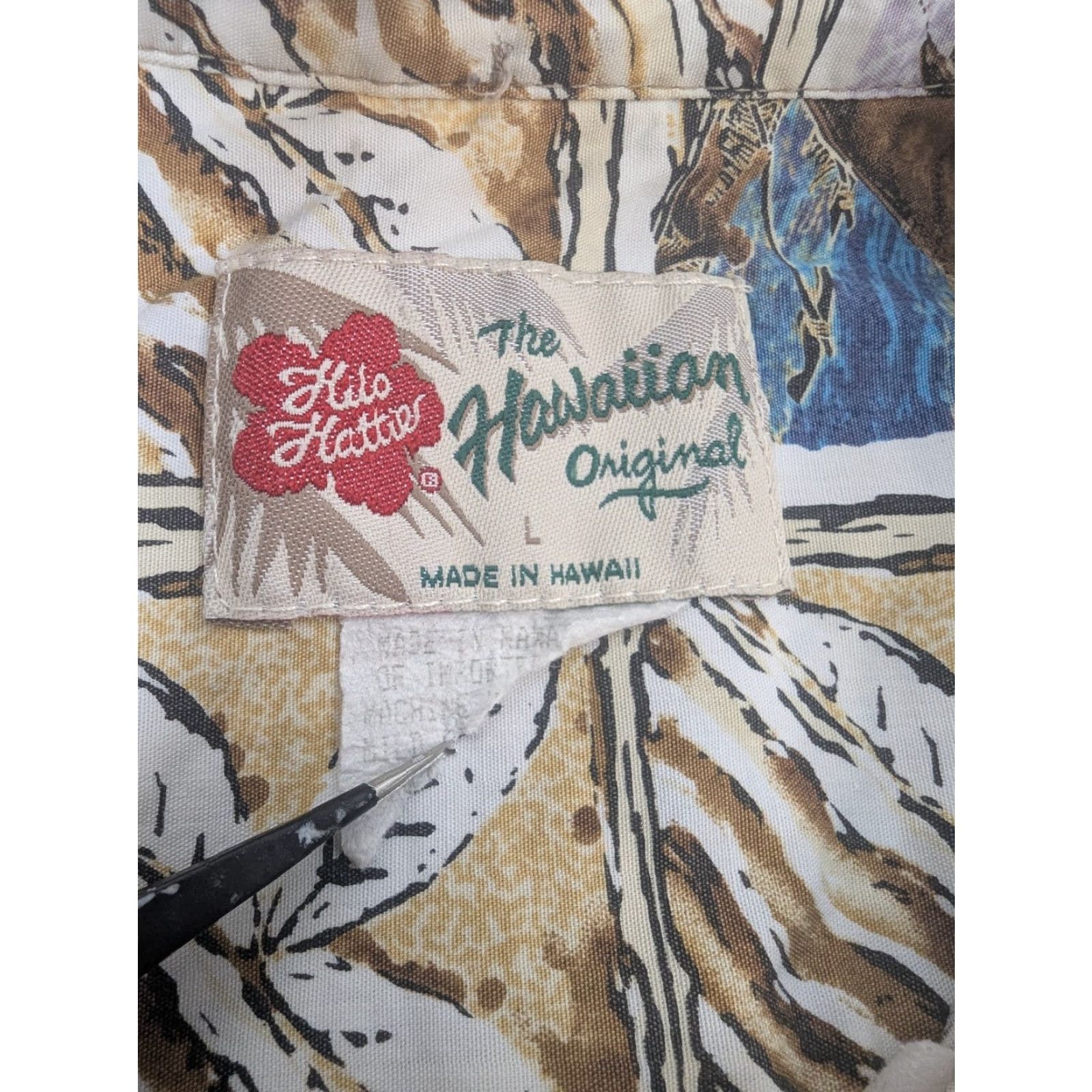 Hilo Hattie VINTAGE Hilo Hattie Hawaiian Shirt Mens Large Canoe Sail Half Button Polo Pullover Size US L / EU 52-54 / 3 - 7 Thumbnail