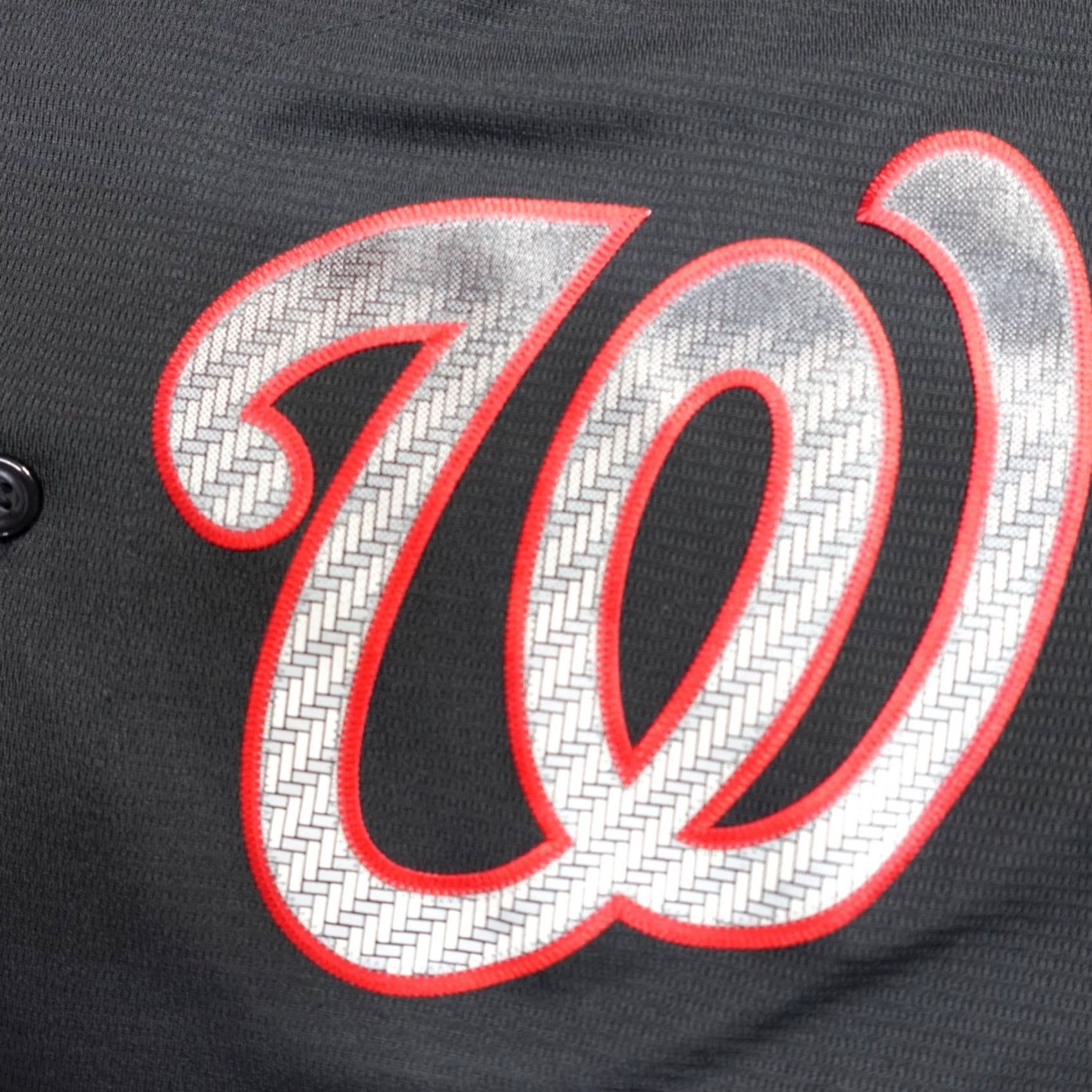 Vintage Majestic Bryce Harper Jersey Baseball Washington Nationals Black L Short Sleeve V-Neck Button Up Casual Mens Size US L / EU 52-54 / 3 - 3 Thumbnail
