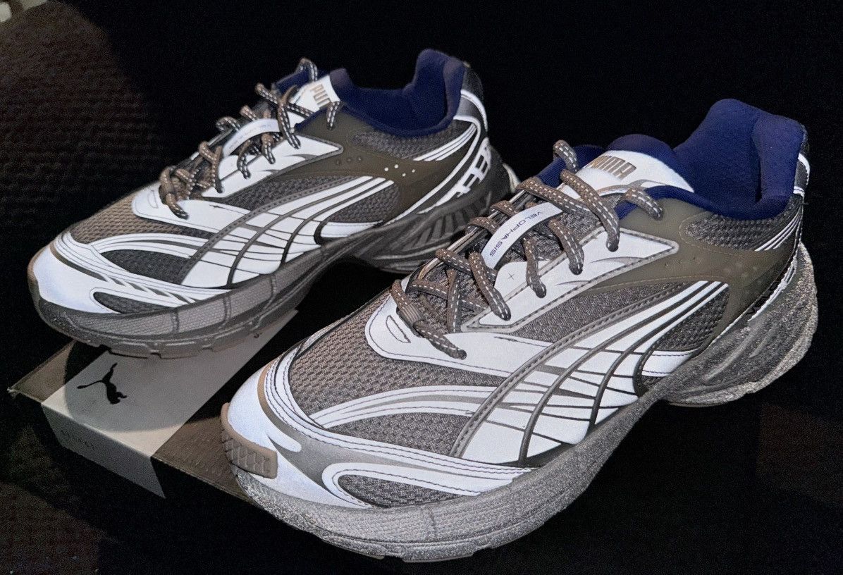 Puma Puma Select Velophasis “Bionic” silver/blue shoes NEW w/ Box Size US 8.5 / EU 41-42 - 8 Thumbnail