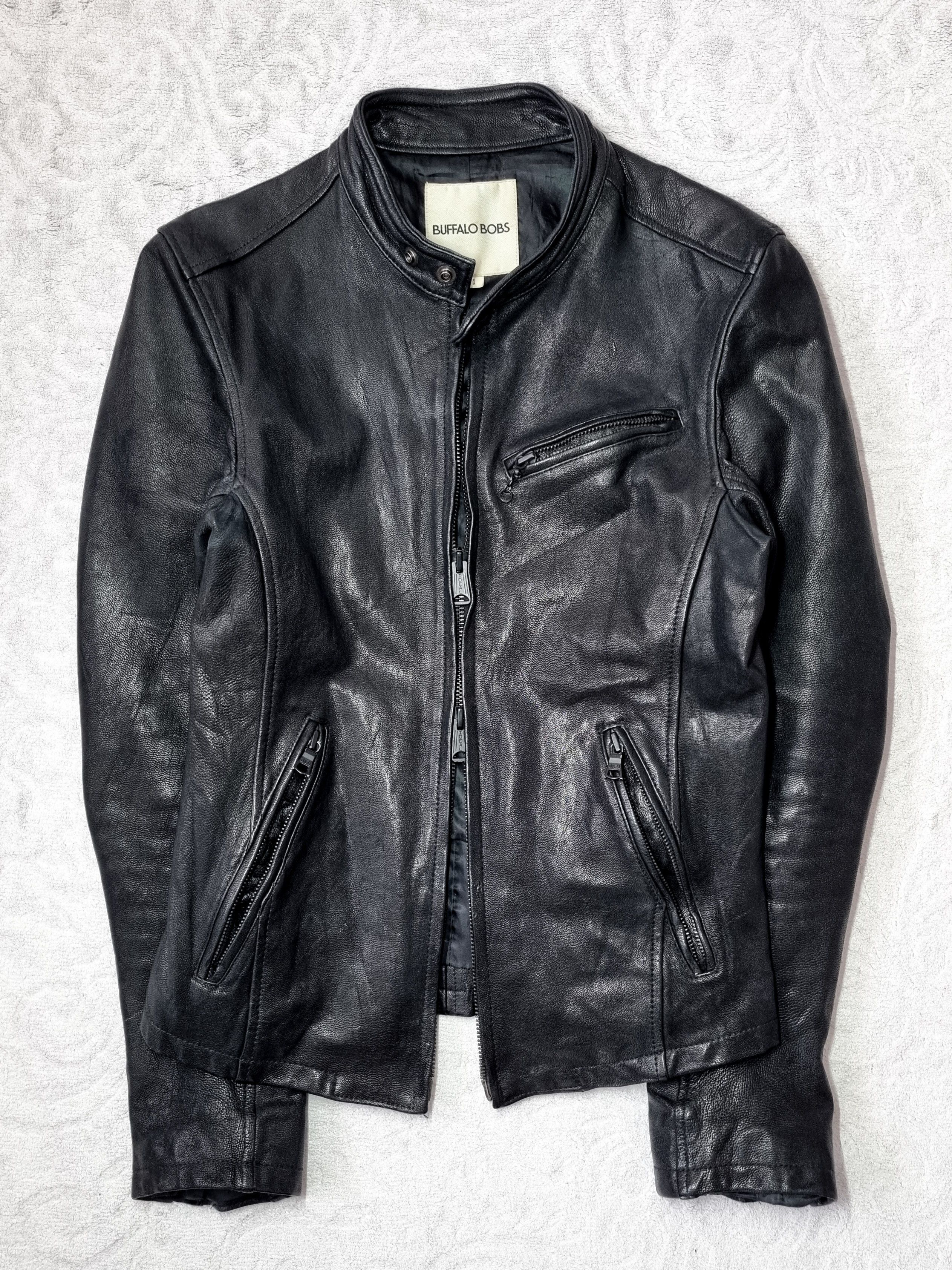 酢*様 Baffalo Bobs gimmick leather jacket Buffalo bobs tailored jacket - Gem