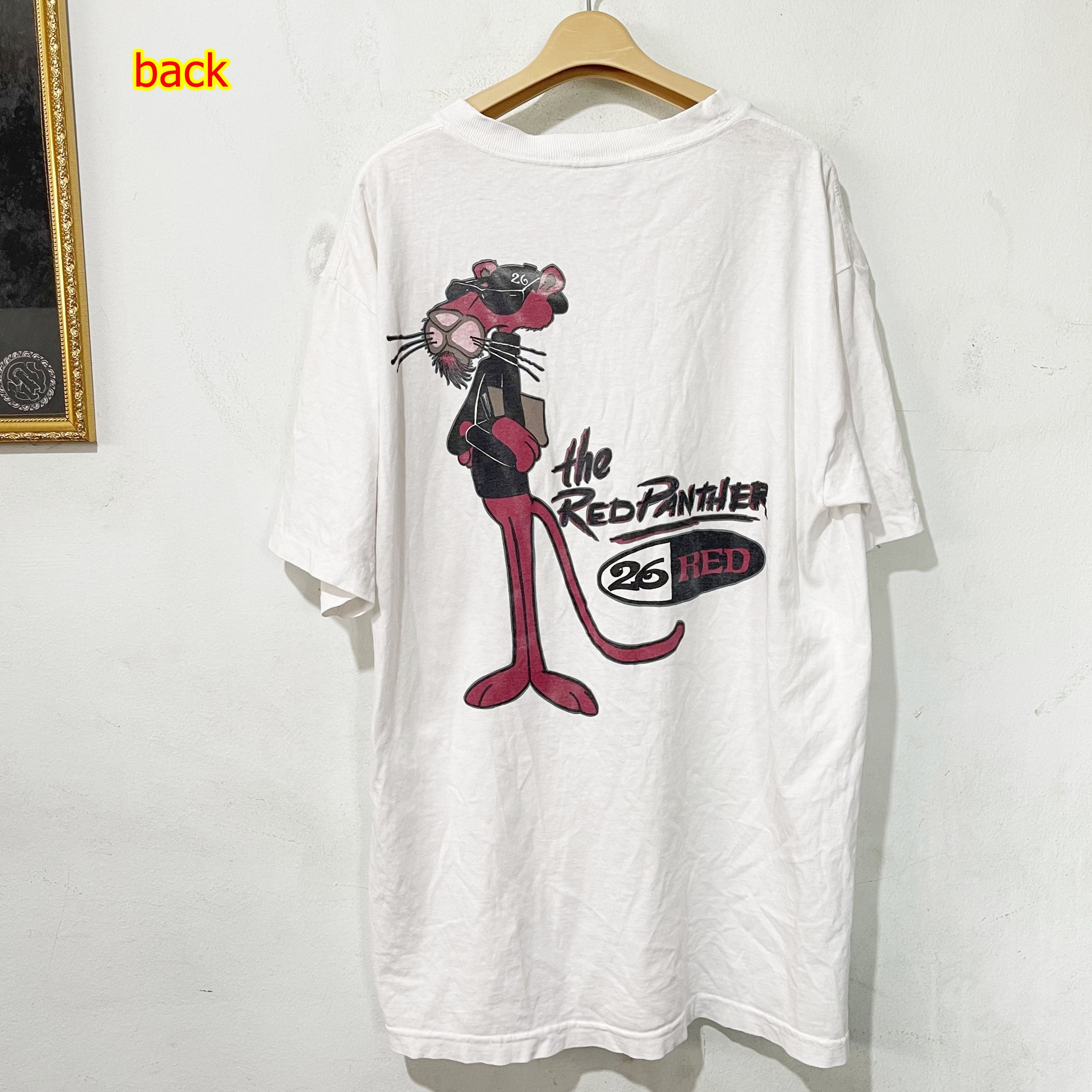 Vintage Vintage 90s 26Red T-Shirt Size US L / EU 52-54 / 3 - 1 Thumbnail
