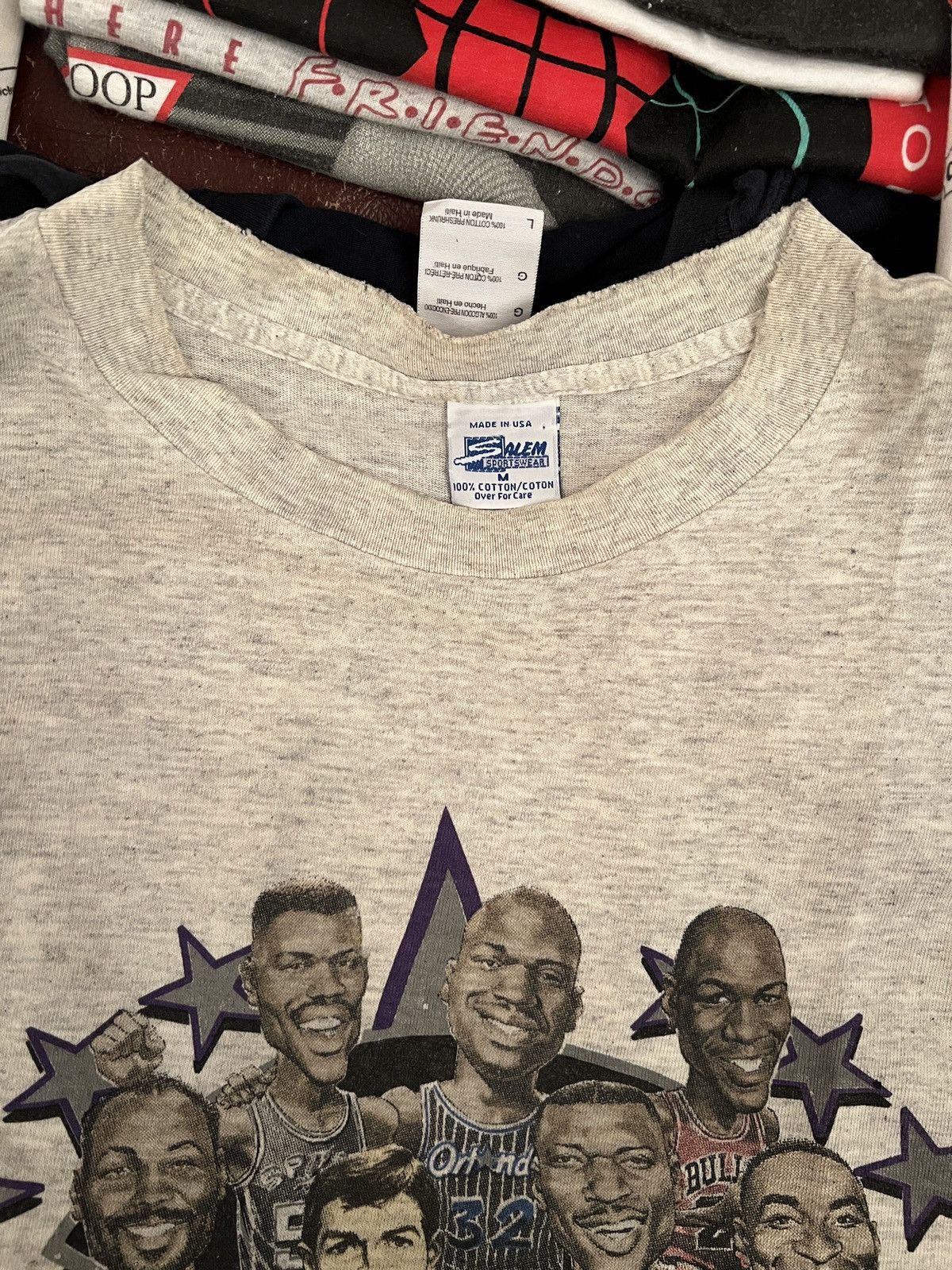 NBA × Vintage Vintage 1993 NBA All Star Utah Salem Sportswear Sleeveless Size US M / EU 48-50 / 2 - 4 Thumbnail