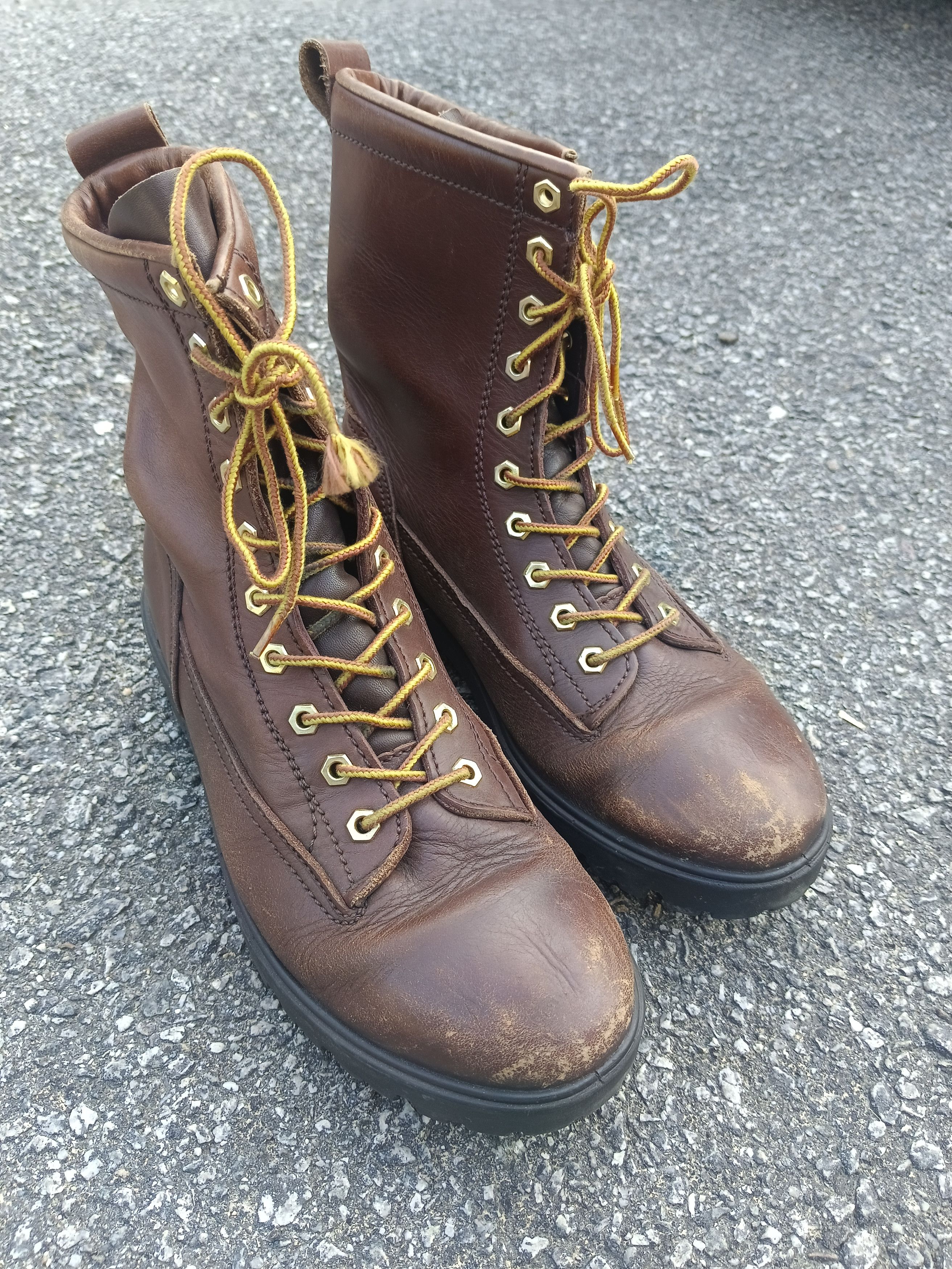 Levi's Levi’s Japan Vintage Leather Logger Boots Size US 9 / EU 42 - 2 Thumbnail