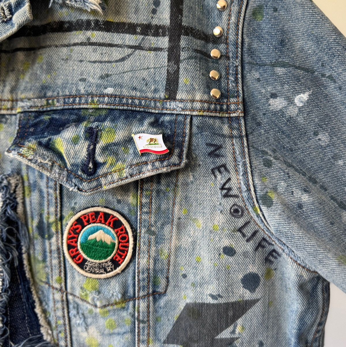 Gap GAP Artist-Customized Denim Jacket – Men’s M Size US M / EU 48-50 / 2 - 10 Thumbnail