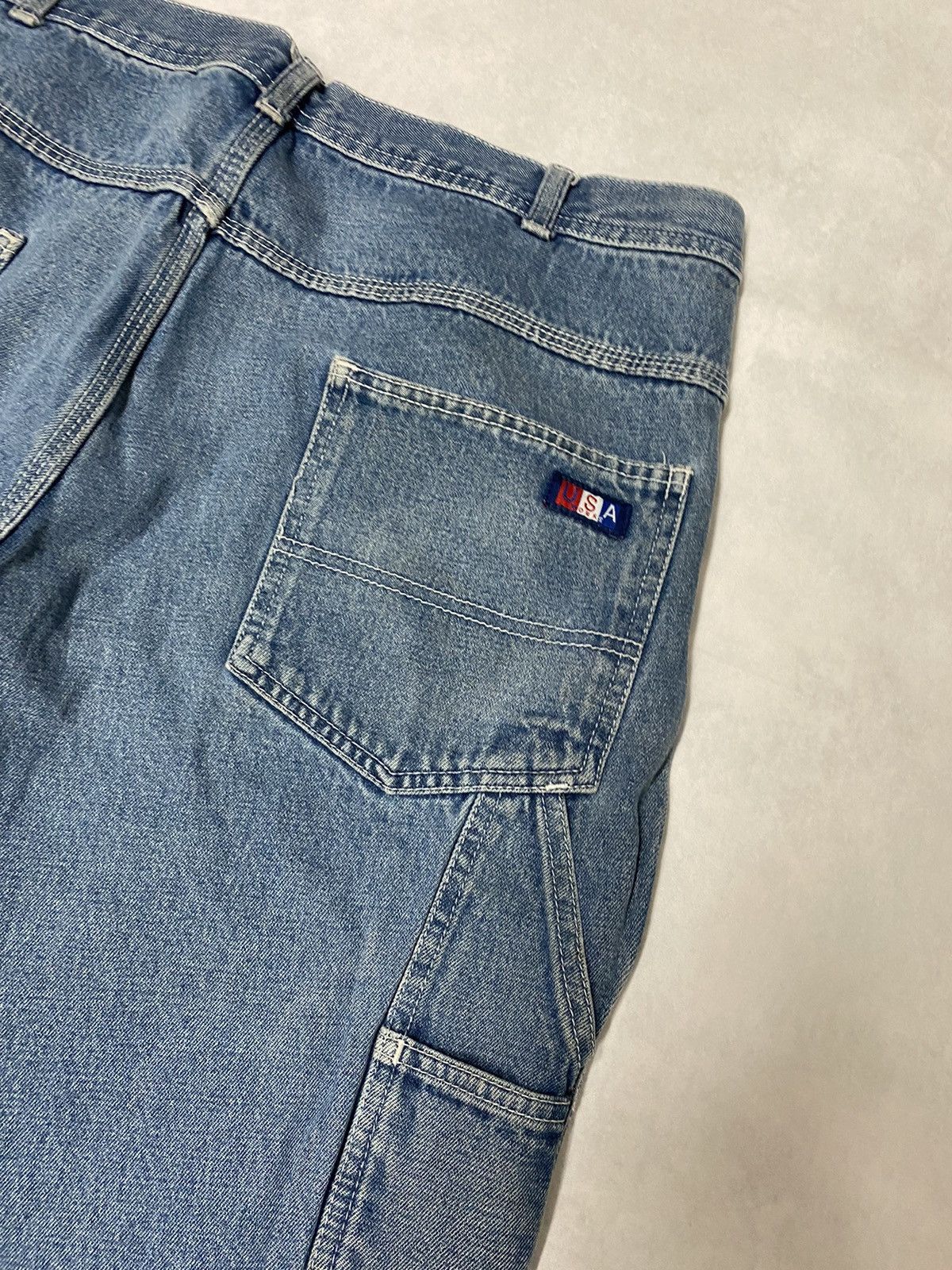 Vintage Crazy USA Works Vintage Y2K Workwear Skater Jeans (35x27) Size US 35 - 9 Thumbnail