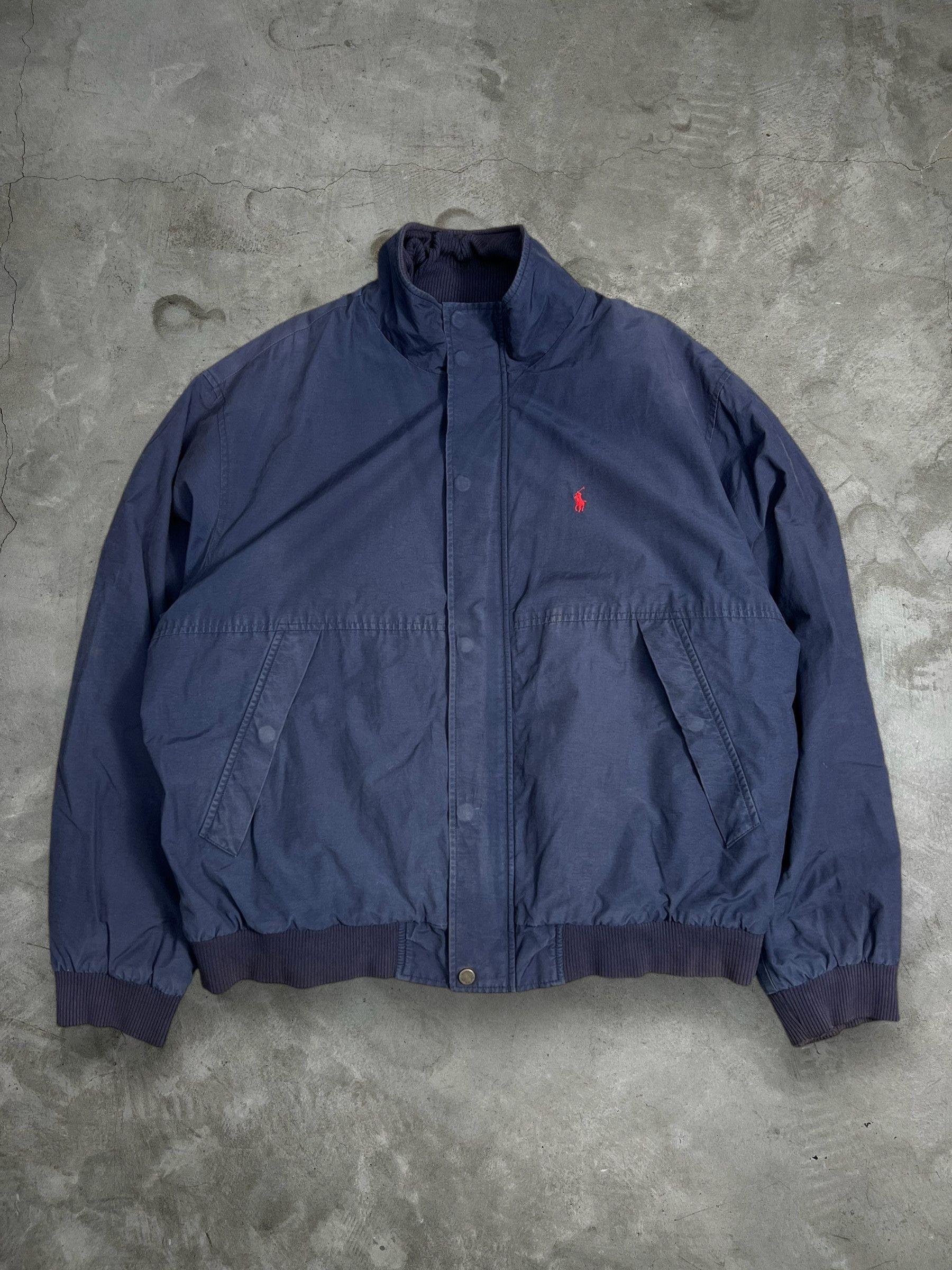 Polo Ralph Lauren × Vintage Vintage Polo Ralph Lauren Fleece Lined Bomber (XL) JK497 Size US XL / EU 56 / 4 - 1 Thumbnail