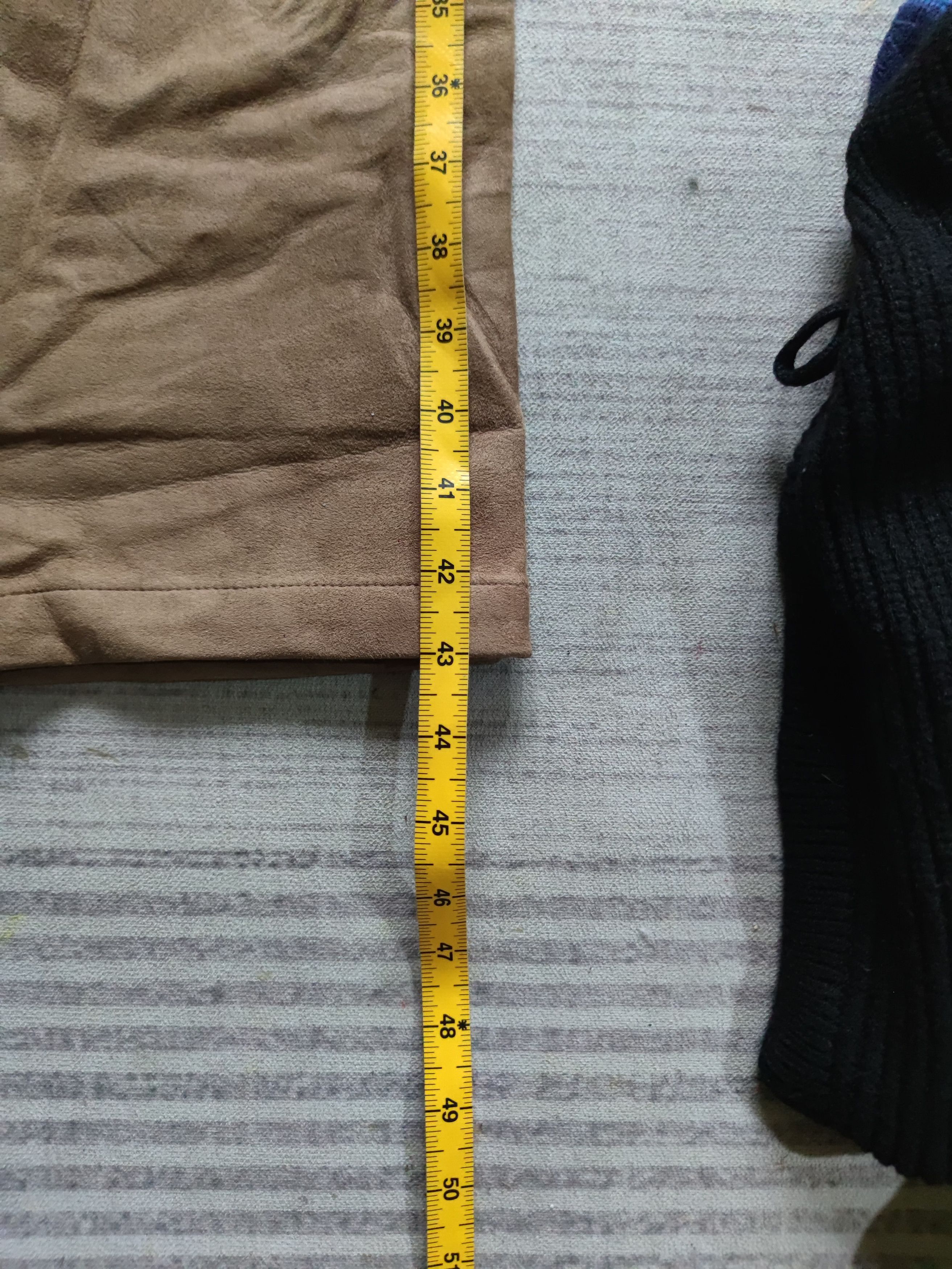 Yohji Yamamoto A.A.R. Yohji Yamamoto Suede Leather Pant Size US 30 / EU 46 - 15 Thumbnail
