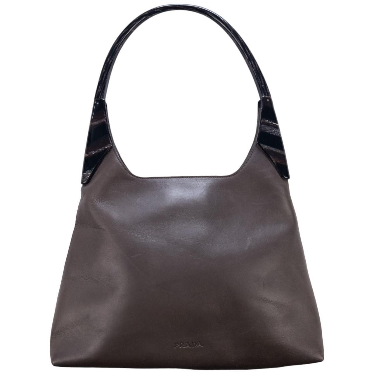 Prada Vintage Prada Leather Shoulder Bag Size ONE SIZE - 1 Thumbnail