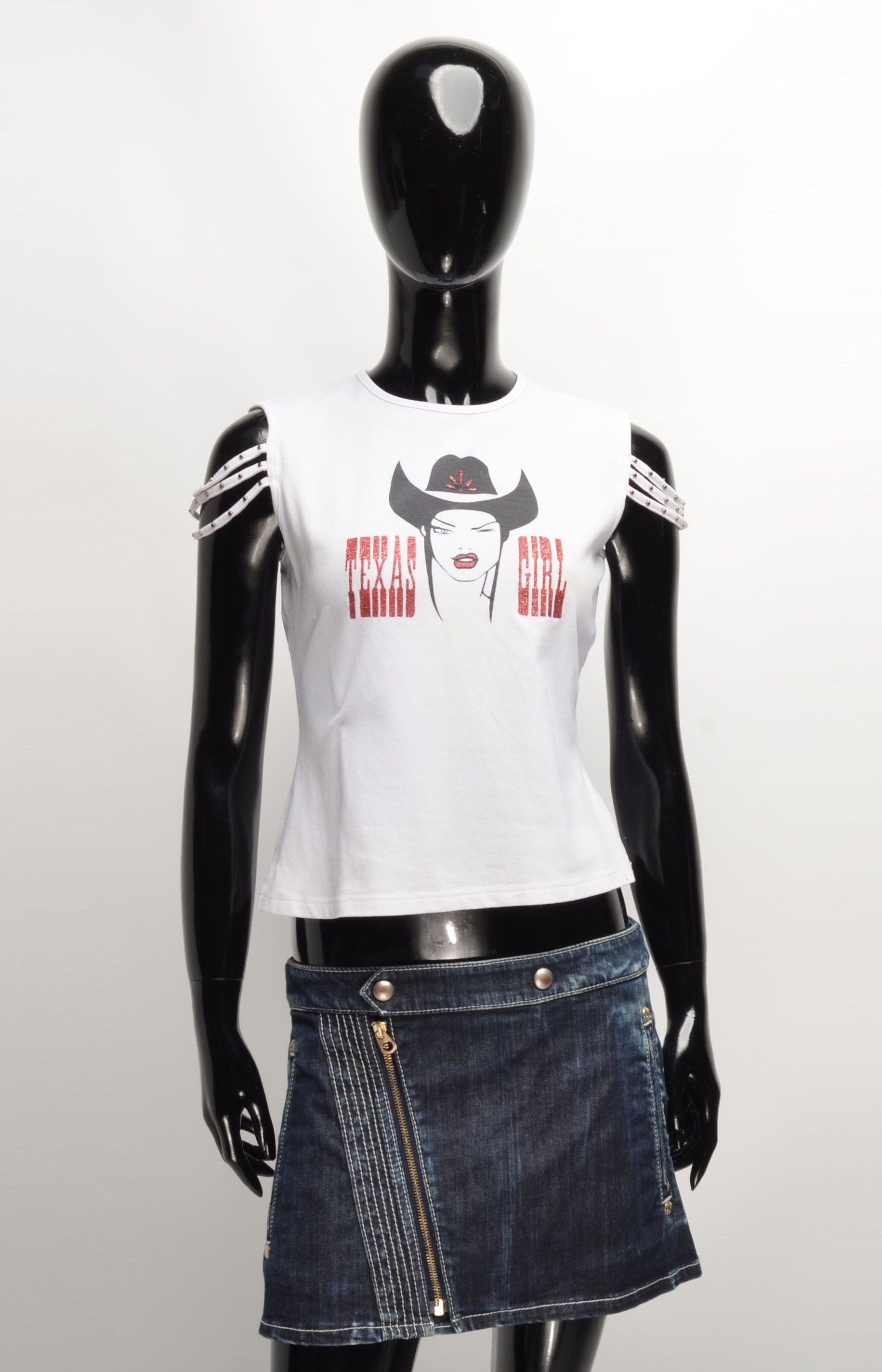 Vintage Vintage Teenagers Texas Girl Y2K Top Size M / US 6-8 / IT 42-44 - 1 Thumbnail