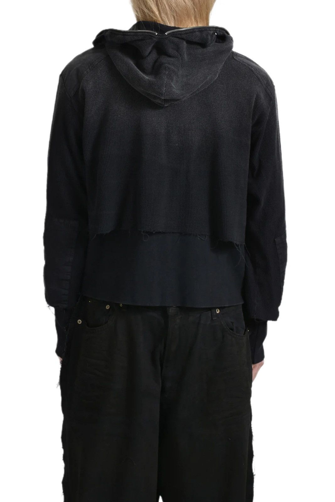 トップス PROJECT G/R GIMPWAFFLETHERMALZIP HOODIE PROJECT G/R - Gimp Waffle Thermal Zip Hoodie | HBX