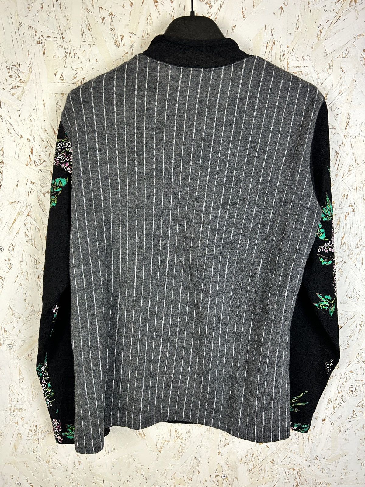 Tricot Comme des Garcons 90s Archive Comme Des Garcons 1996 Lilac Art Long Sleeve S Size S / US 4 / IT 40 - 6 Thumbnail