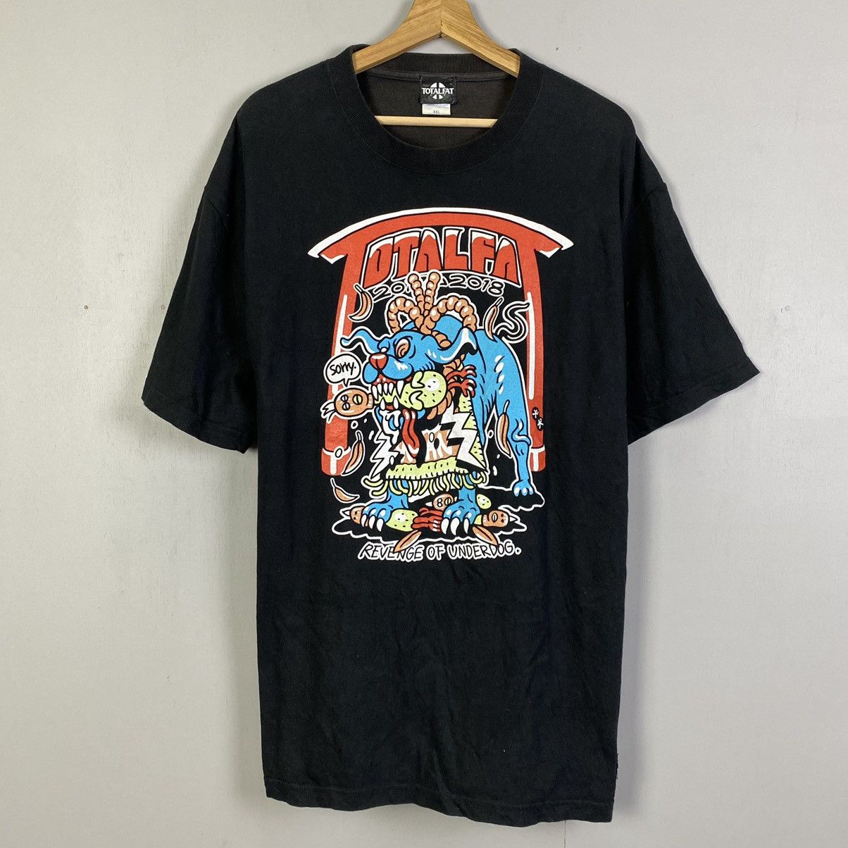 RARE‼️TOTALFAT REVENGE OF UNDERDOG TOUR 2018 BAND TSHIRT