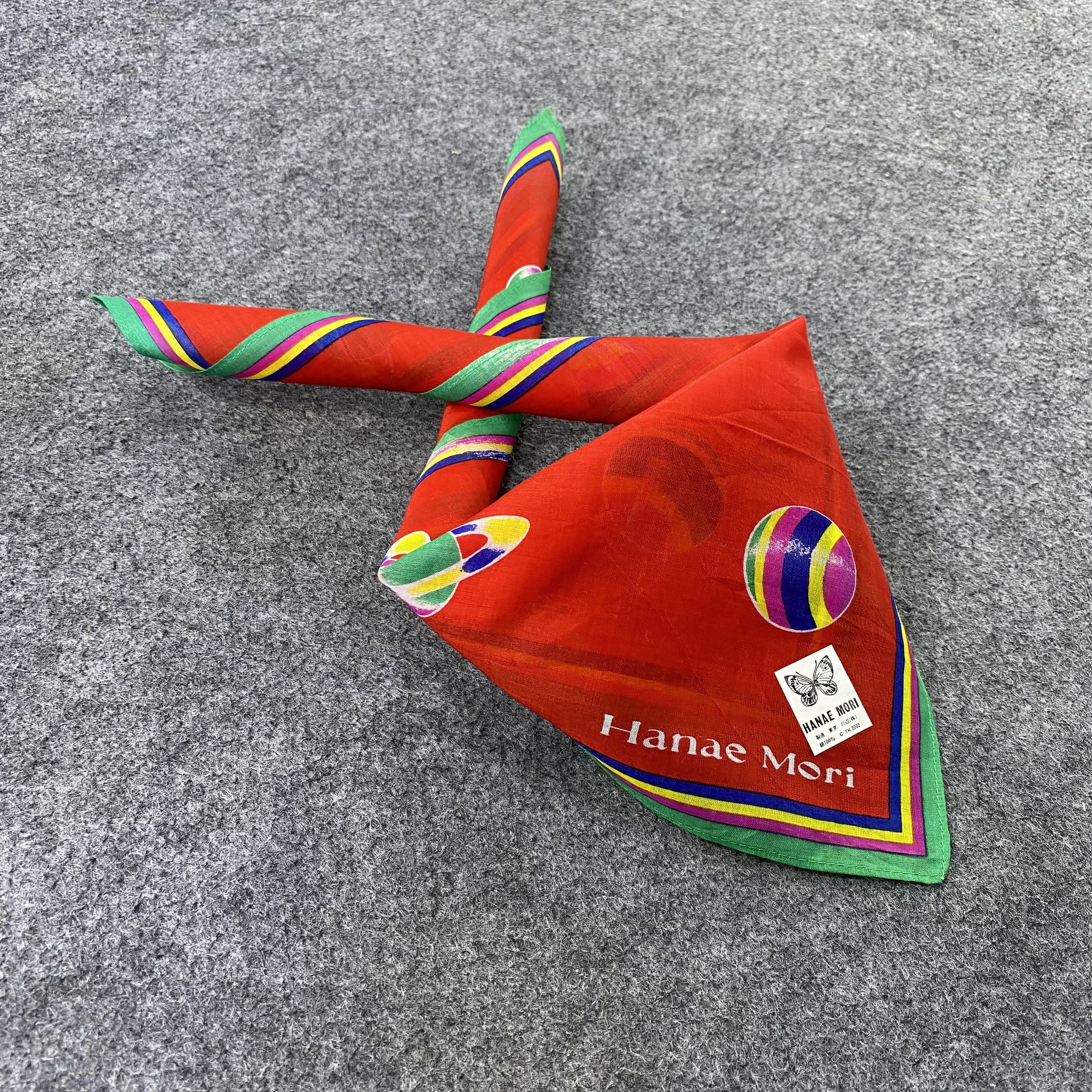 Hanae Mori Hanae Mori Handkerchief Neckerchief Bandana-B1590 Size ONE SIZE - 1 Thumbnail