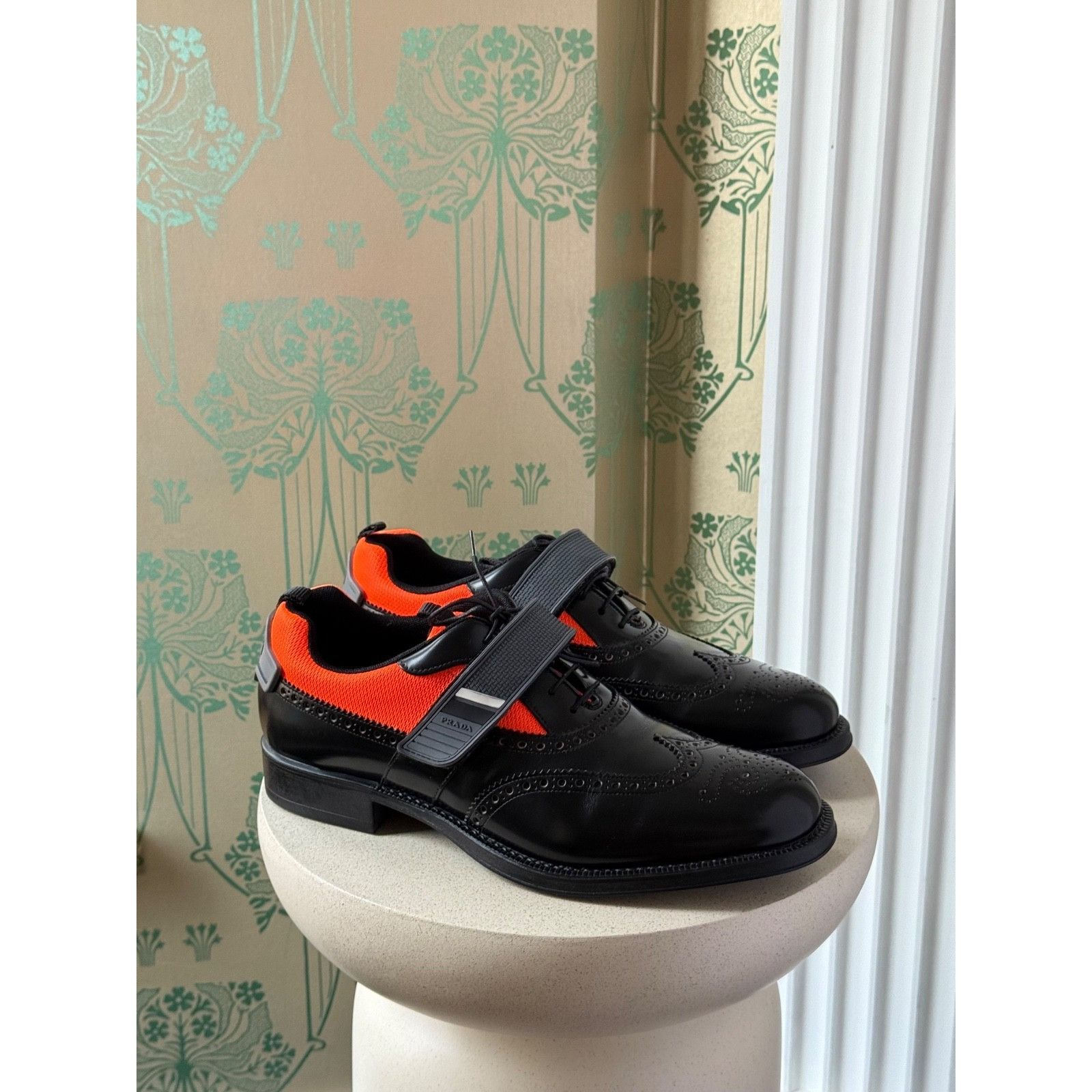 Prada Prada Runway Hybrid Leather Derby Wingtip Oxfords Sneakers Size US 10.5 / EU 43-44 - 11 Thumbnail