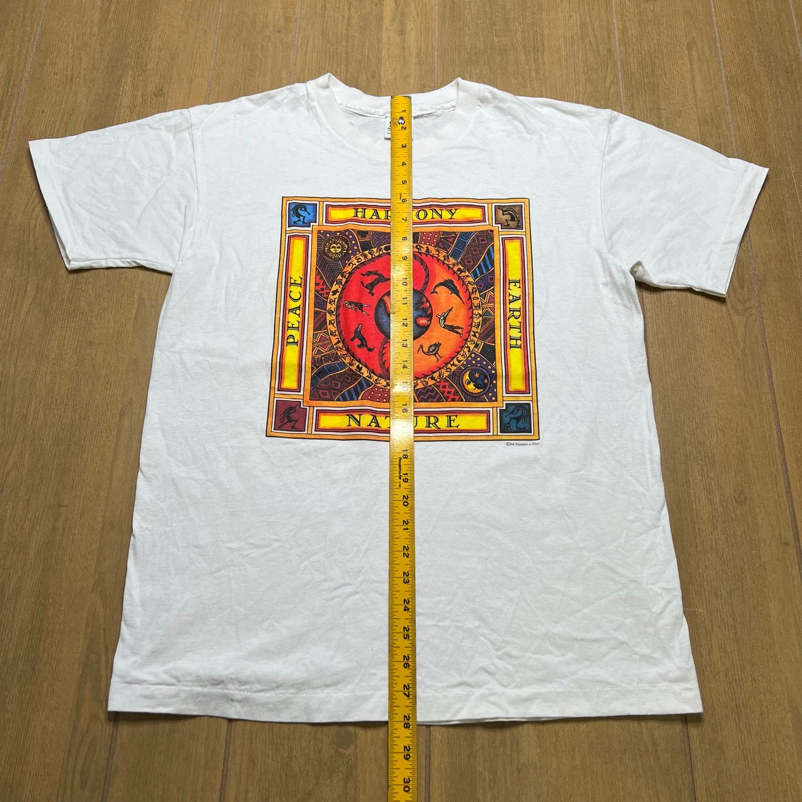 Anvil Vintage Human Shirt Mens XL Peace Harmony Earth Nature 90s Size US L / EU 52-54 / 3 - 6 Thumbnail