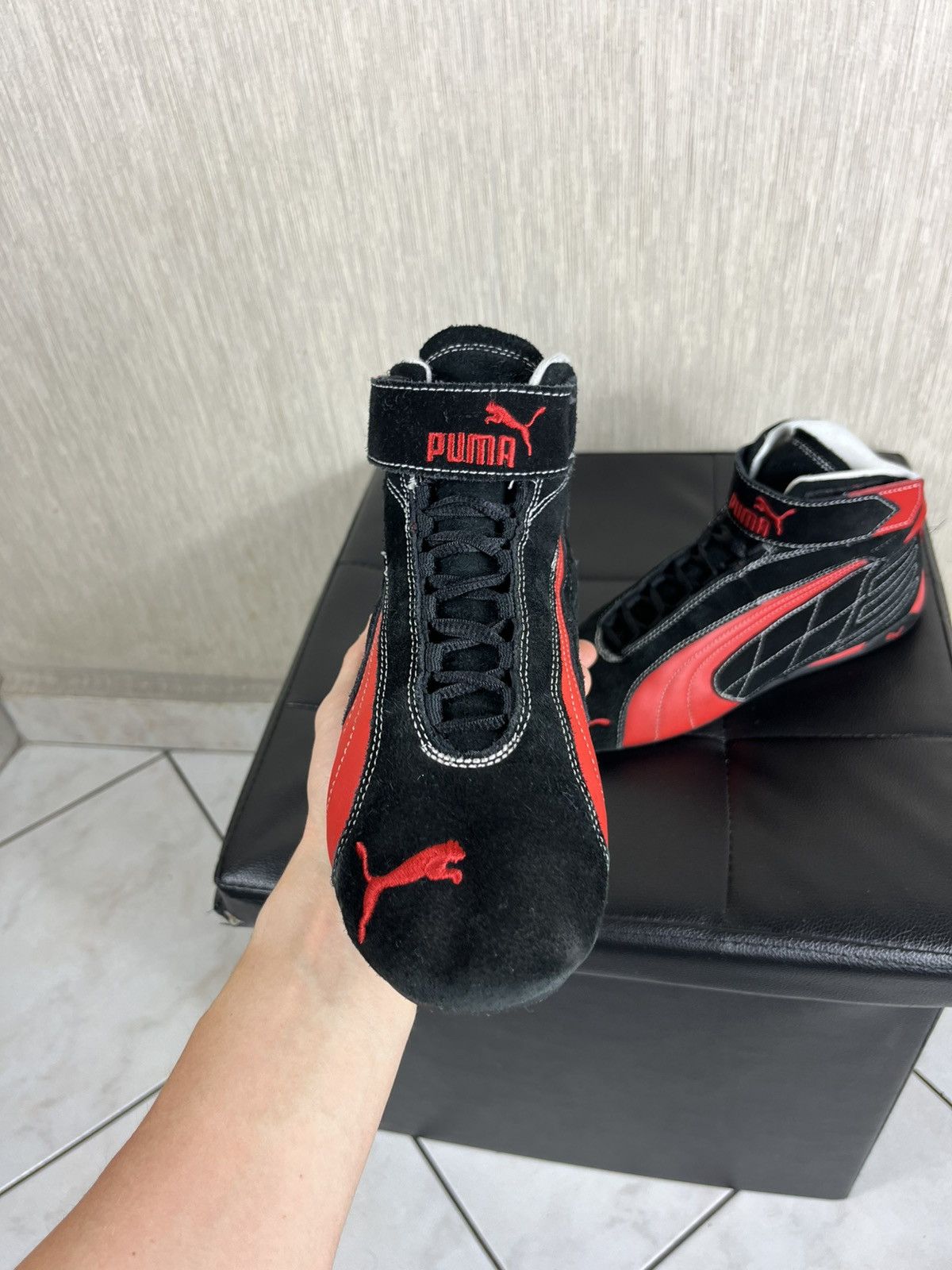 Puma × Vintage Vintage Puma y2k speed cat high racing ferrari sneaker shoes Size US 7.5 / EU 40-41 - 3 Thumbnail