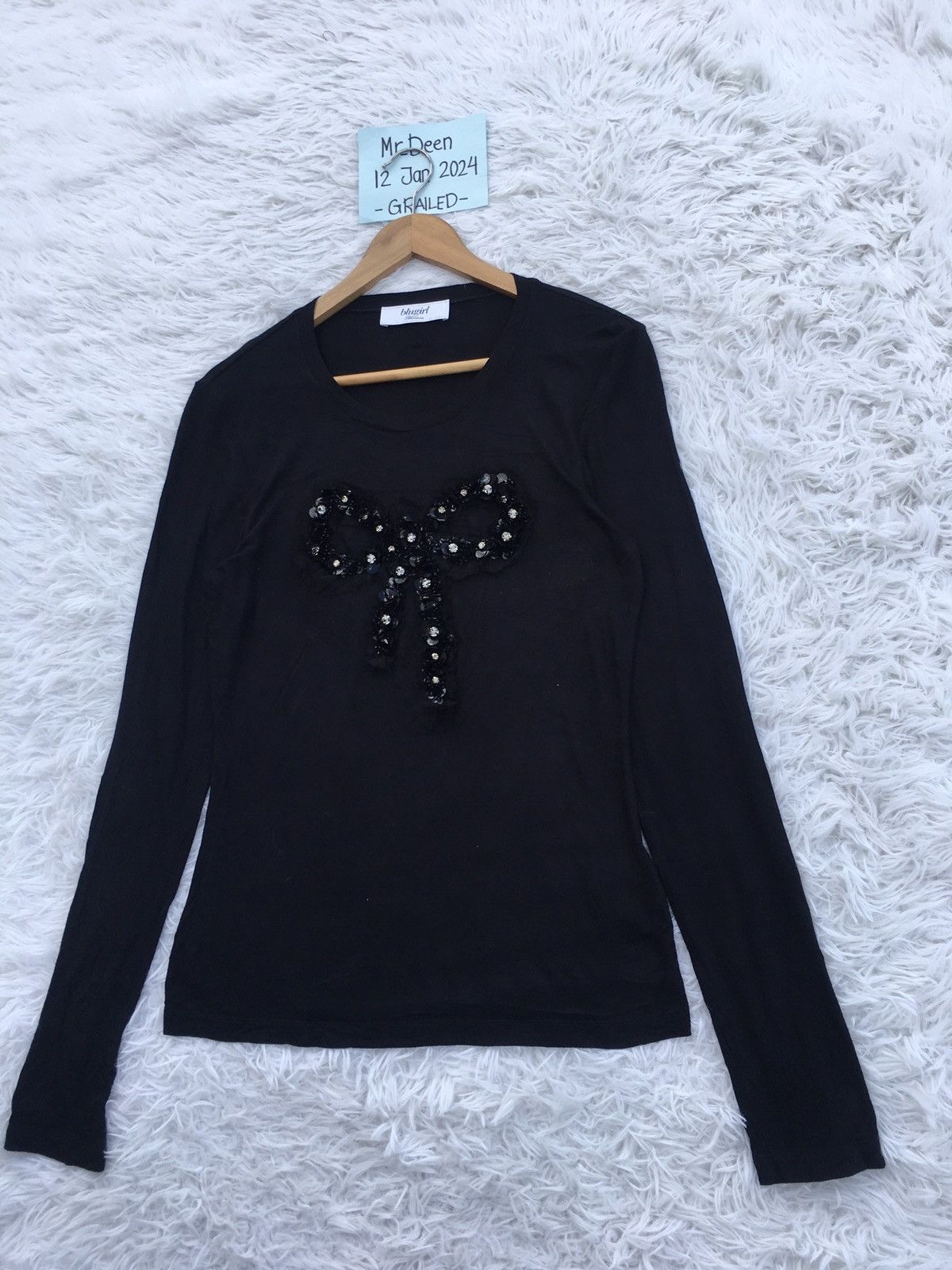 Blumarine Rare Blugirl Blumarine Ribbon Beads Embellishments Shirt Size S / US 4 / IT 40 - 3 Thumbnail