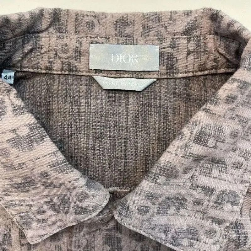 Dior Dior Brown Cotton Men's Shirt . Size US S / EU 44-46 / 1 - 3 Thumbnail