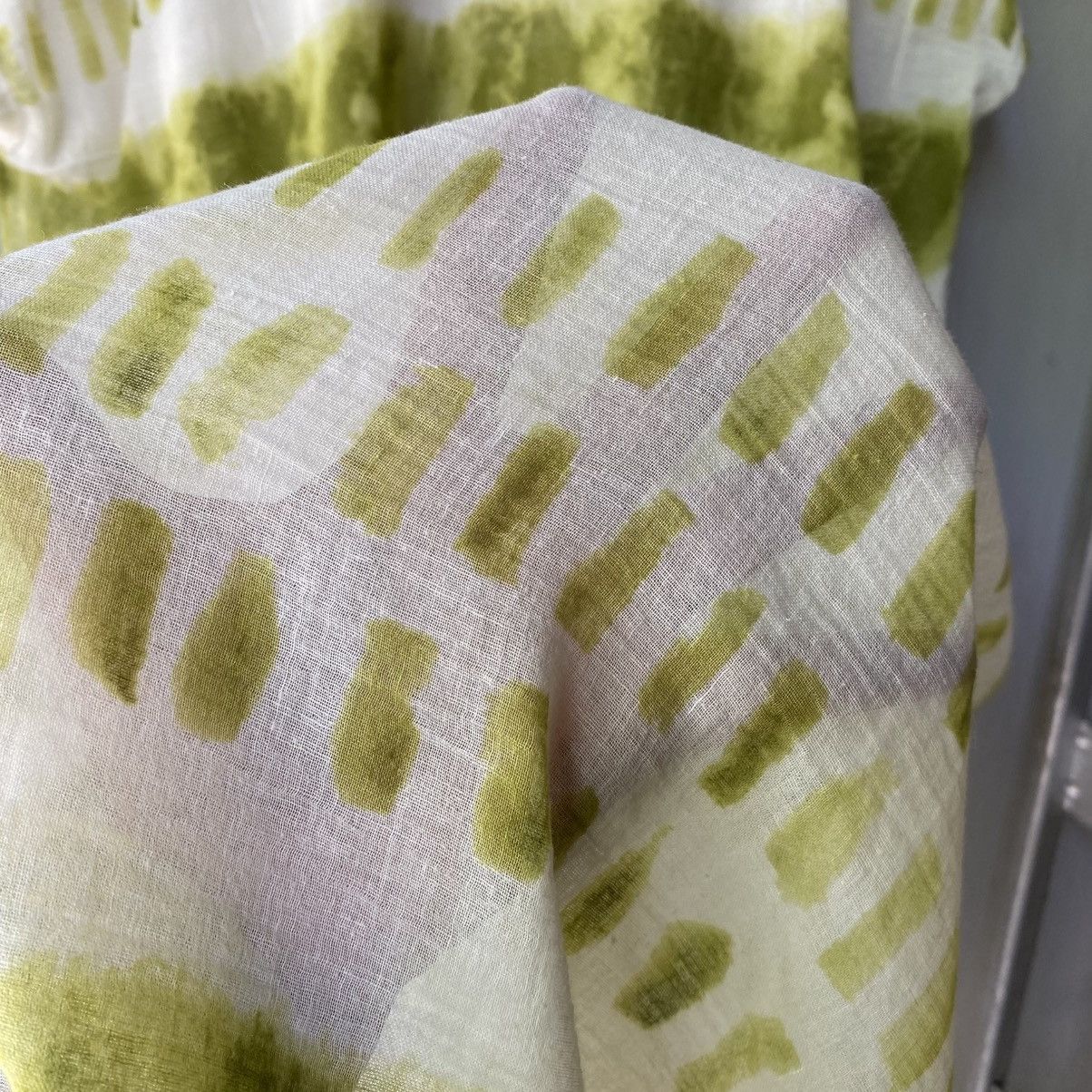 Issey Miyake Plantation Light Green Breeze Dress Size M / US 6-8 / IT 42-44 - 8 Thumbnail