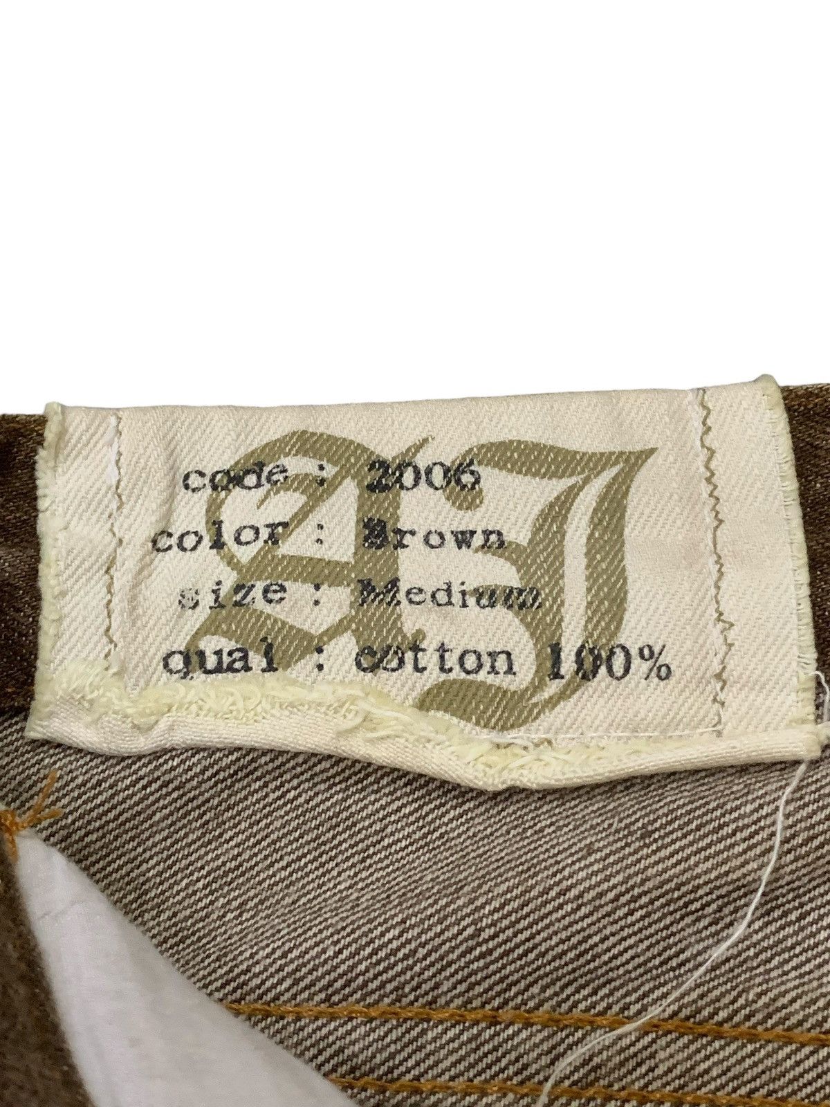If Six Was Nine × Junya Watanabe × KMRii Antfui Japan Max Claw Mark Flared Distressed Jeans Size US 30 / EU 46 - 19 Thumbnail