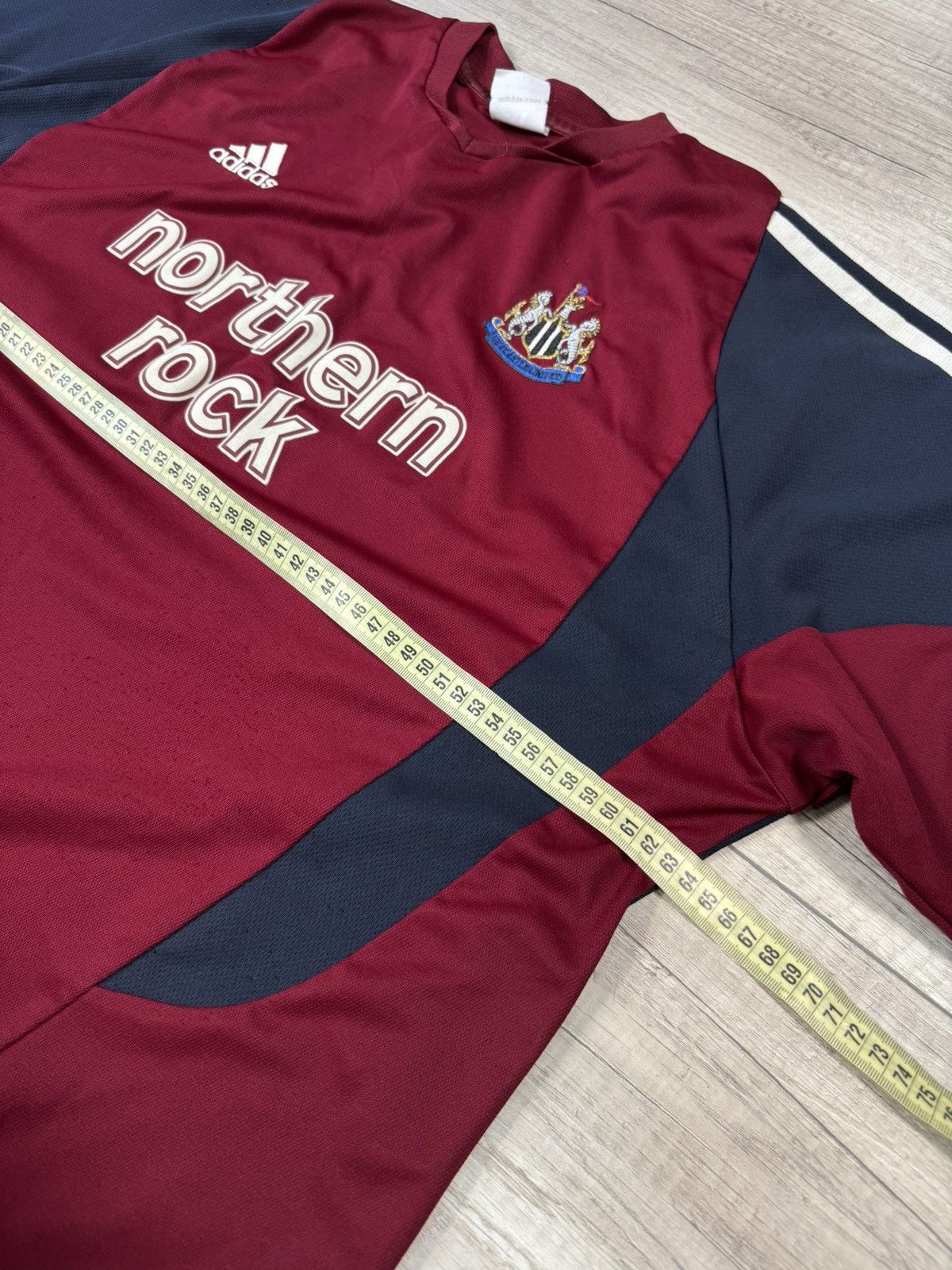 Nike 2003 Adidas Newcastle united Northern Rock home jersey Size US L / EU 52-54 / 3 - 12 Thumbnail