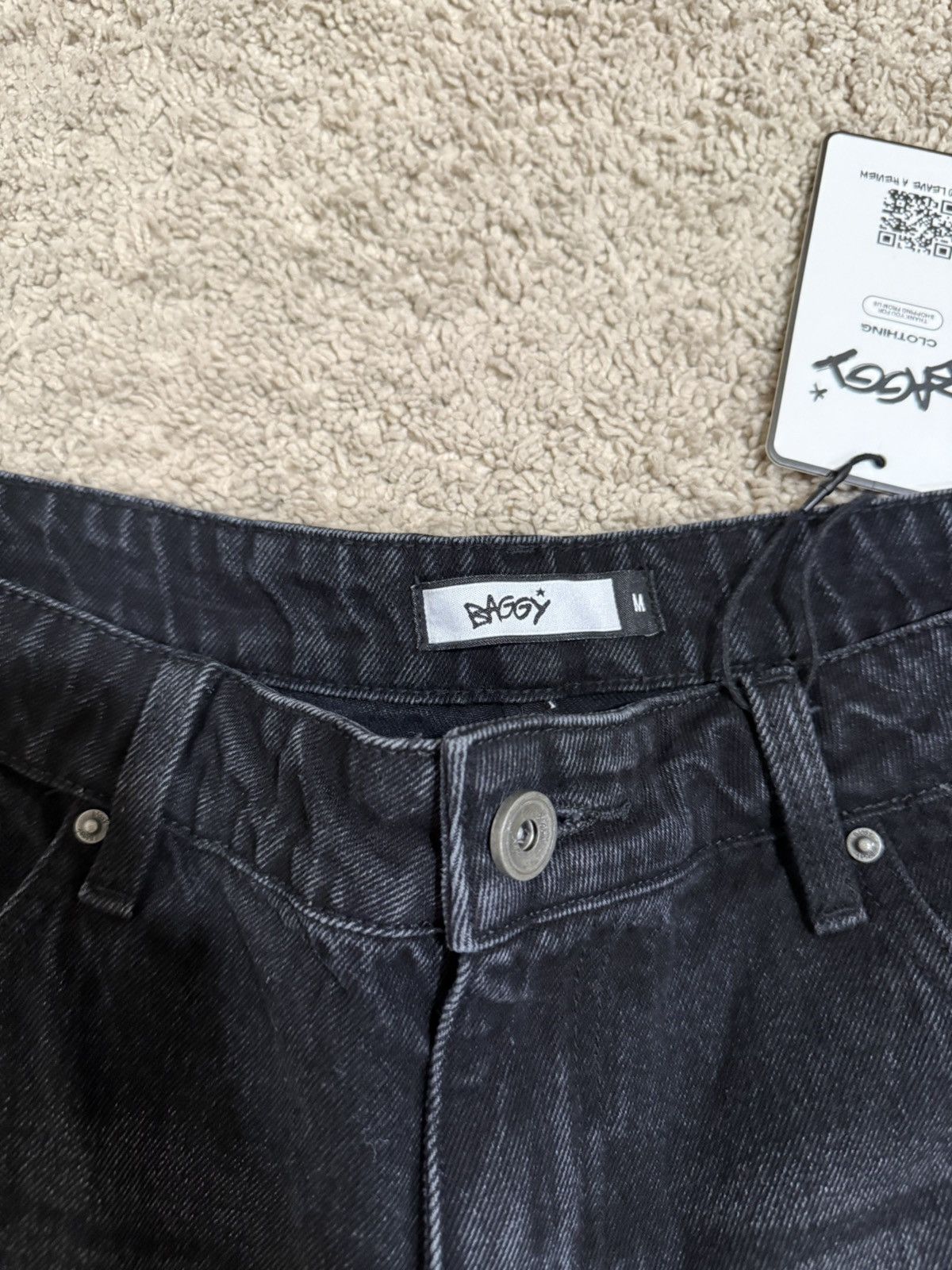 Other Baggy Clothing Black Fade Denim Size US 32 / EU 48 - 4 Thumbnail